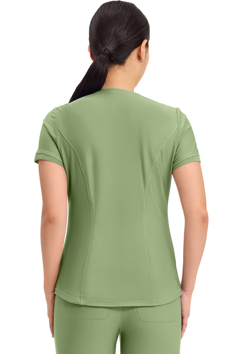 Form CK840 Women's V-Neck Scrub Top Bright Sage