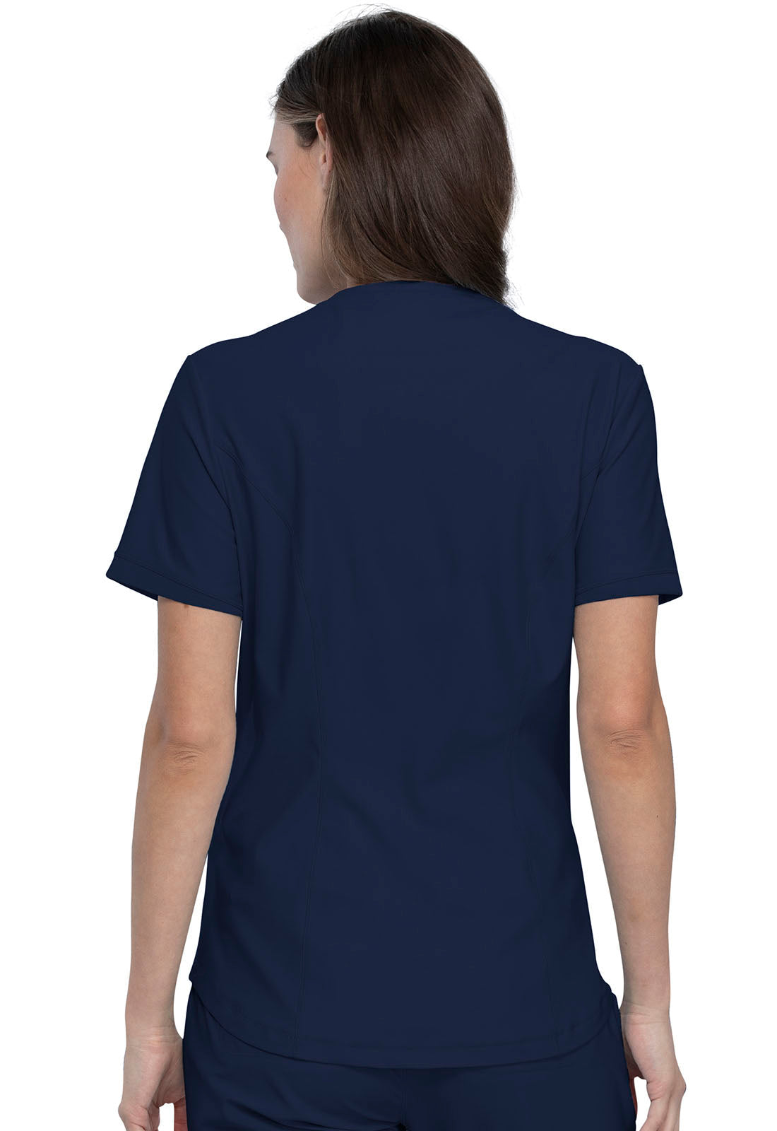 Form CK840 Women's V-Neck Scrub Top Navy