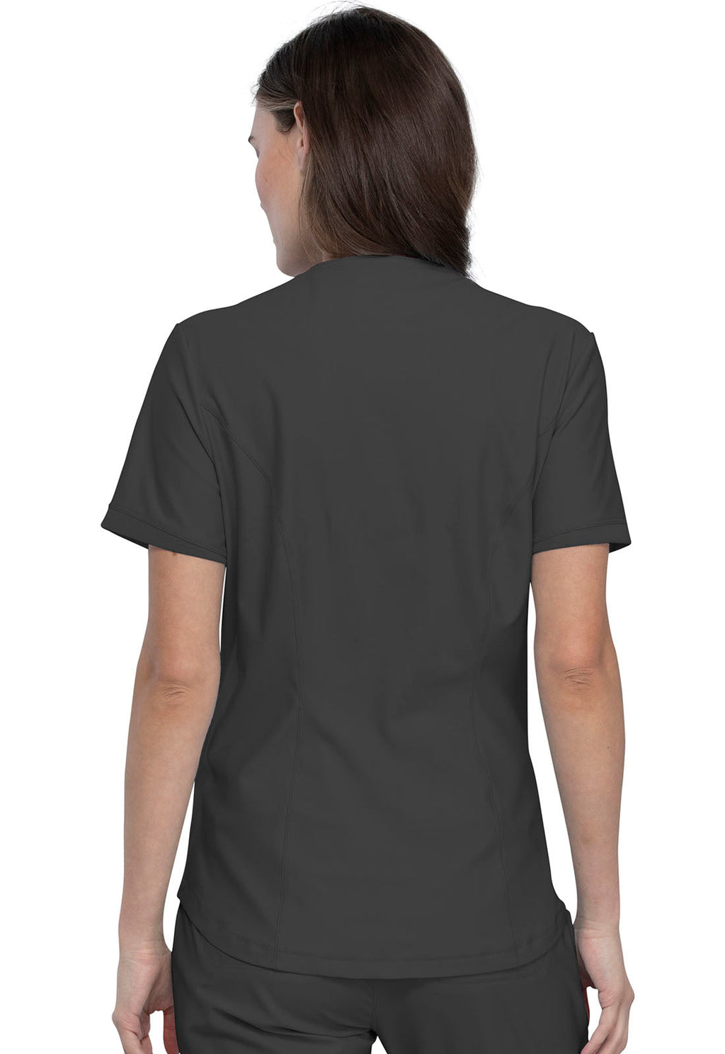 Form CK840 Women's V-Neck Scrub Top Pewter