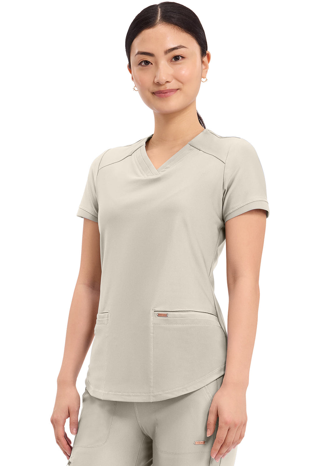 Form CK840 V-Neck Top Summer Sand
