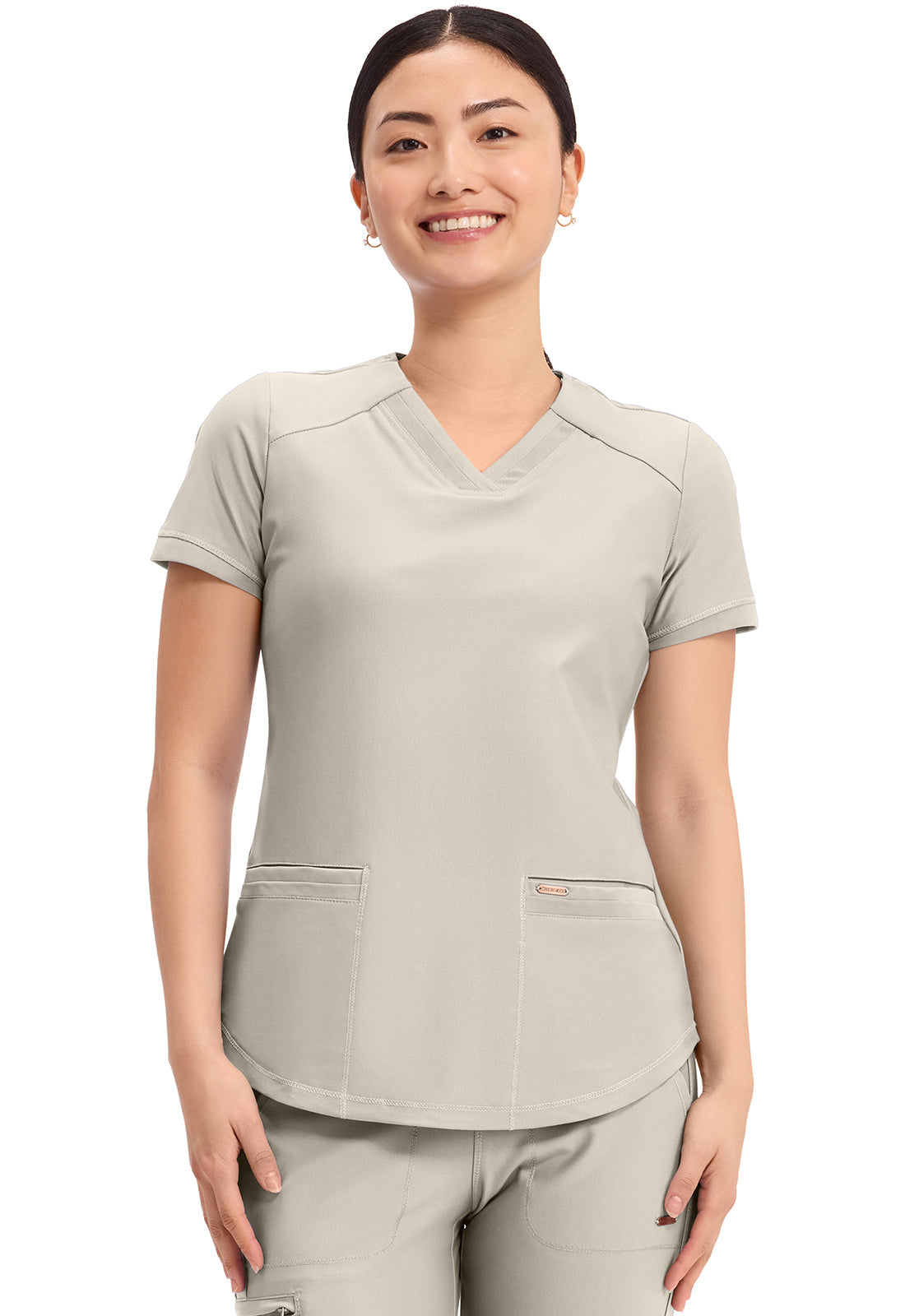 Form CK840 V-Neck Top Summer Sand