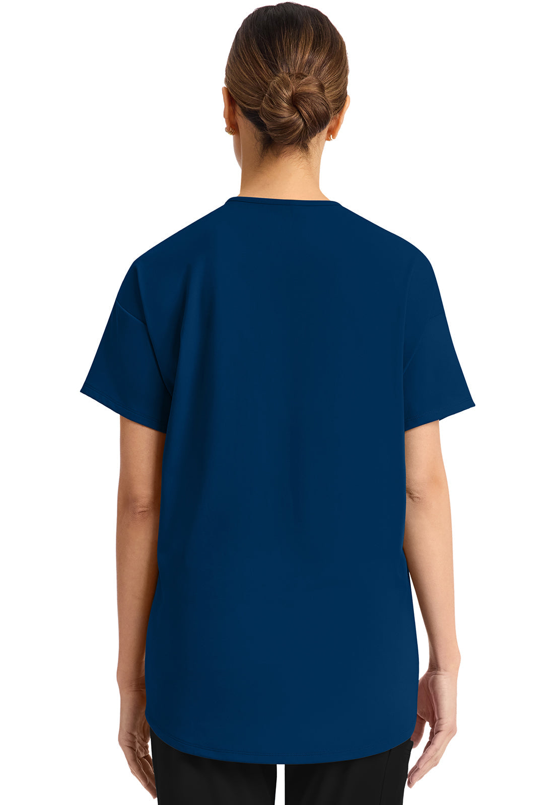 Achieve CK863 Women's 3 Pocket V-Neck Tunic Navy