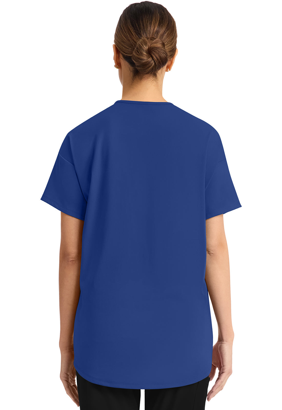 Achieve CK863 Women's 3 Pocket V-Neck Tunic Royal Image