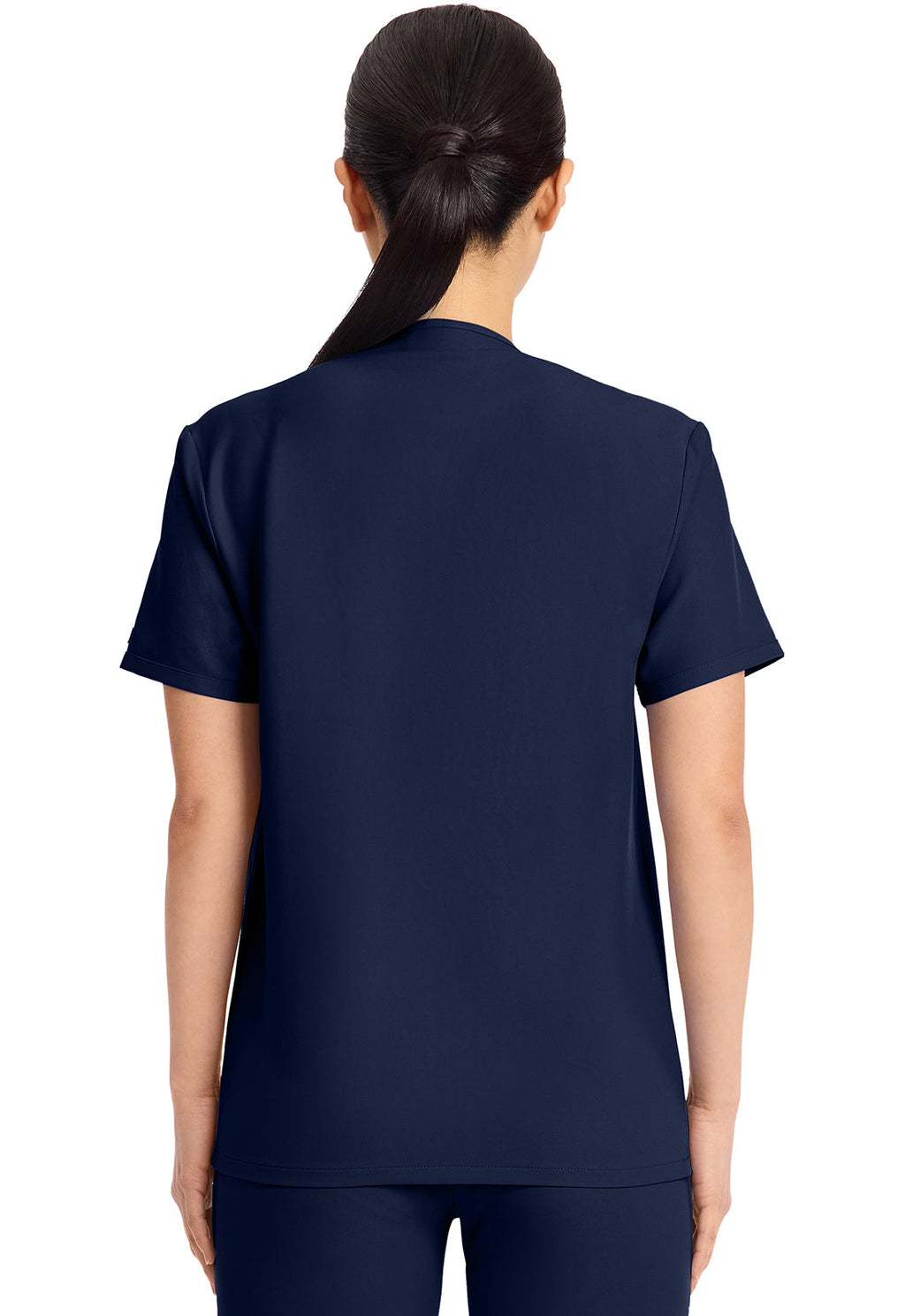 Workwear Originals Ultra CK869A Unisex V-Neck No Pocket Scrub Top Navy