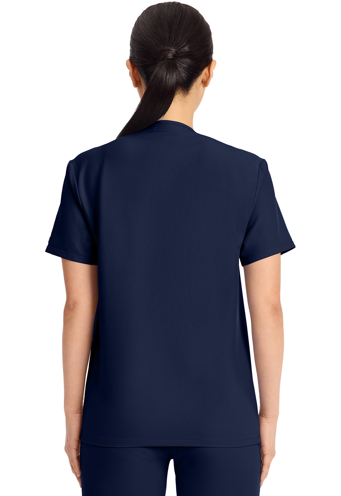 Workwear Originals Ultra CK869A Unisex V-Neck No Pocket Scrub Top Navy