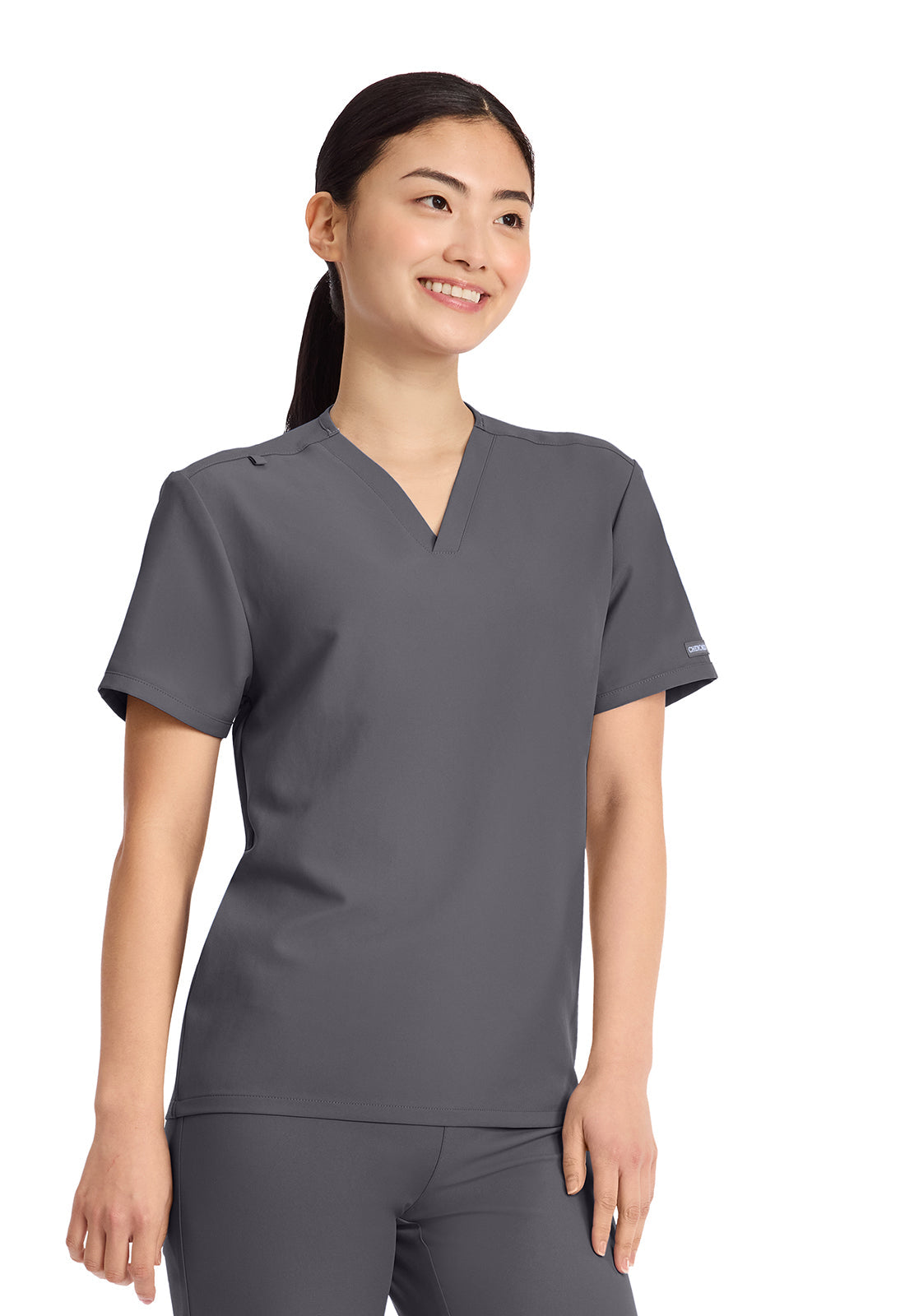 Originals Ultra CK869A V-Neck No Pocket Top Pewter