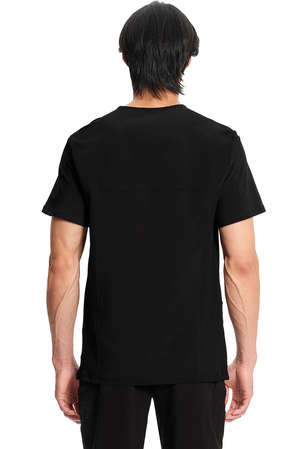 Infinity CK900A Men's V-Neck Scrub Top Black