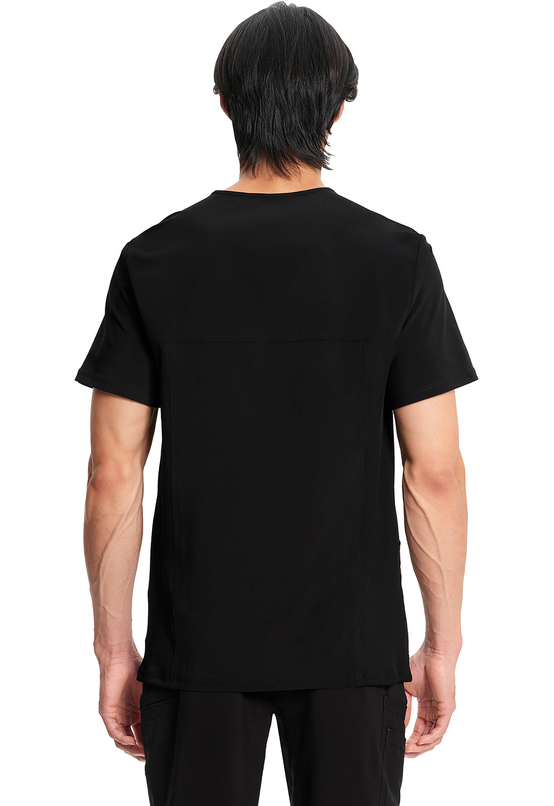 Infinity CK900A Men's V-Neck Scrub Top Black