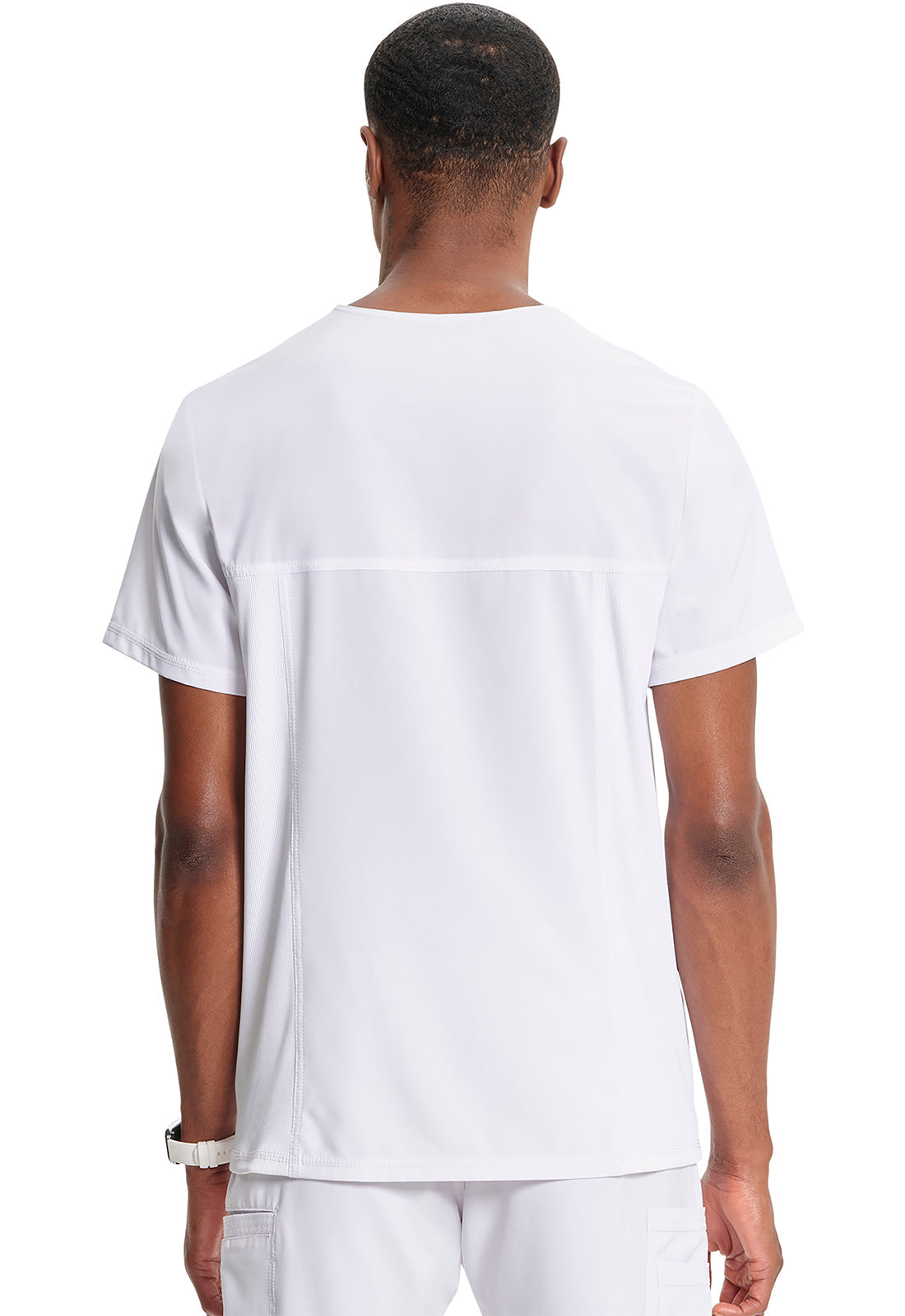 Infinity CK900A Men's V-Neck Scrub Top White