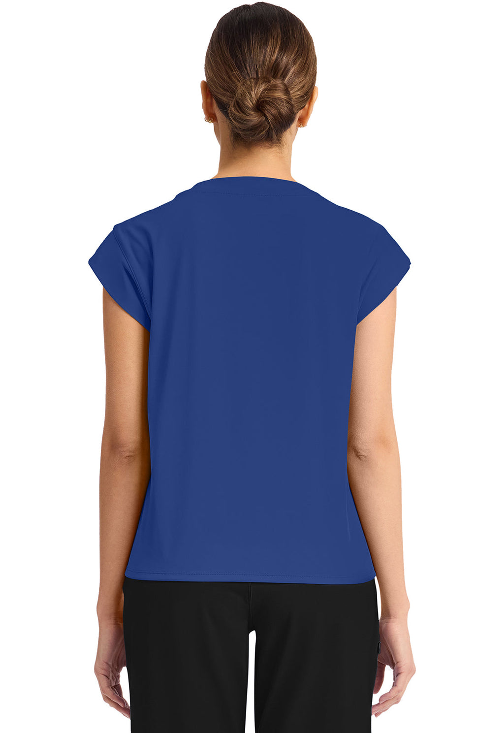 Achieve CK936 Women's 1-Pocket Crew Neck Top Royal Image
