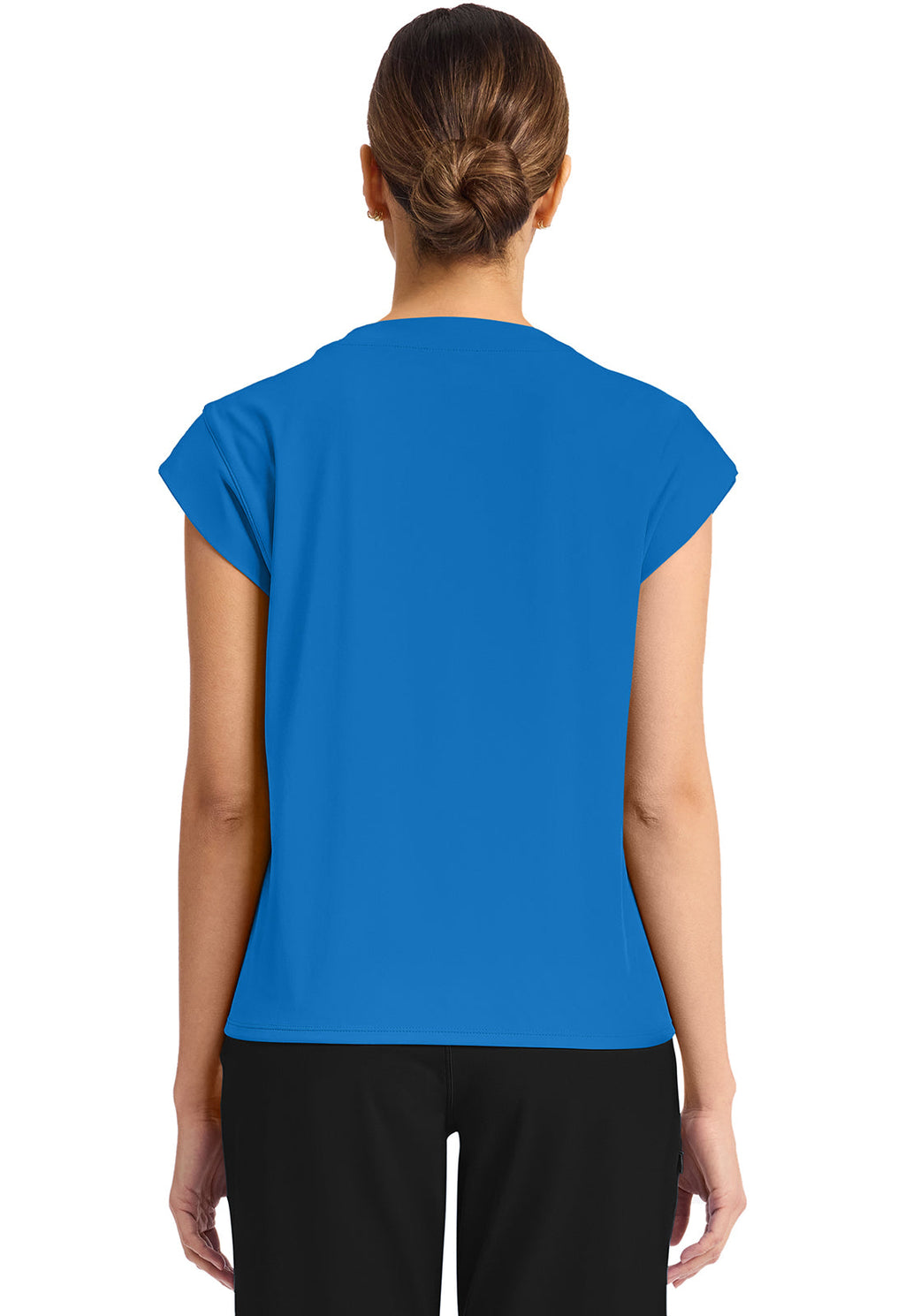 Achieve CK936 Women's 1-Pocket Crew Neck Top True Blue Image