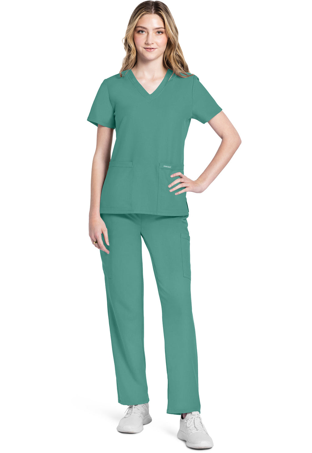 Originals Ultra CK953A V-Neck Top Botanical Green