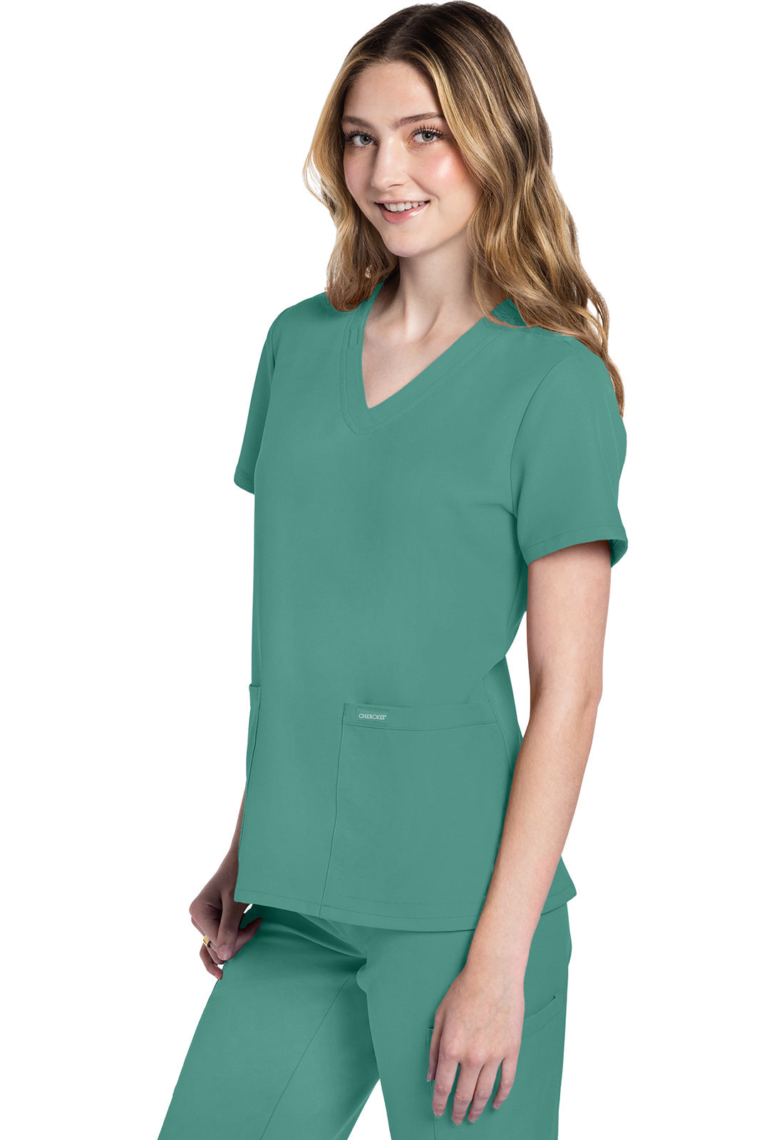 Originals Ultra CK953A V-Neck Top Botanical Green