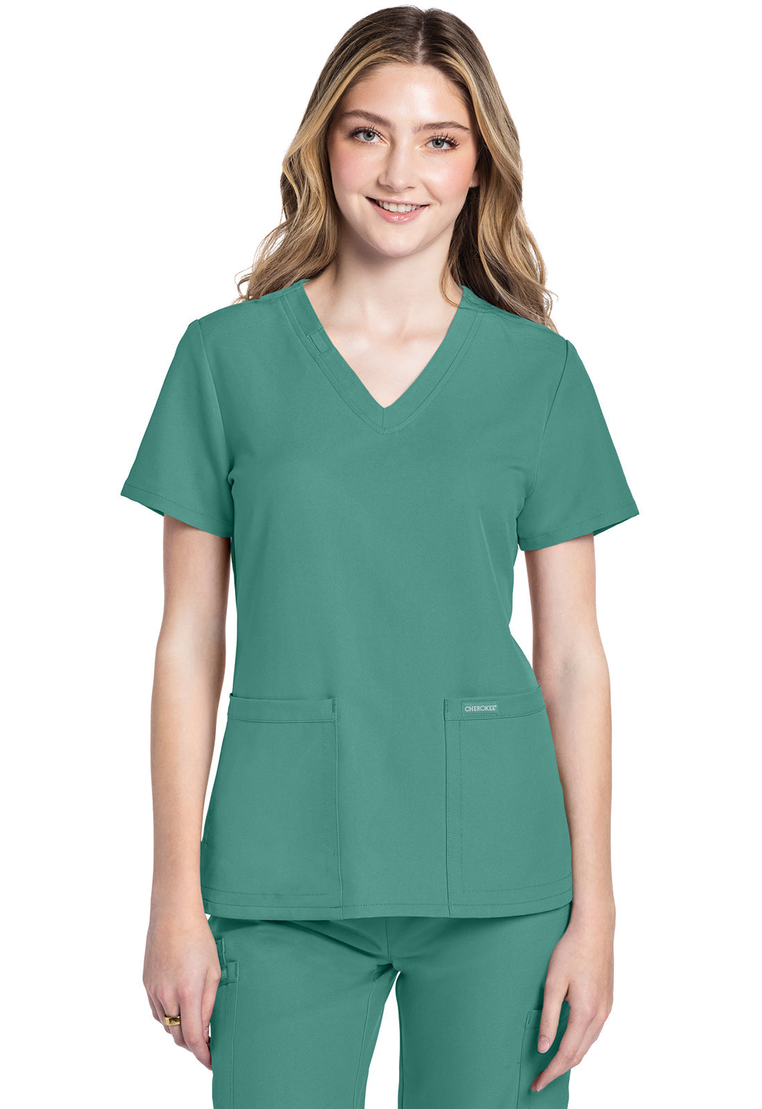 Originals Ultra CK953A V-Neck Top Botanical Green