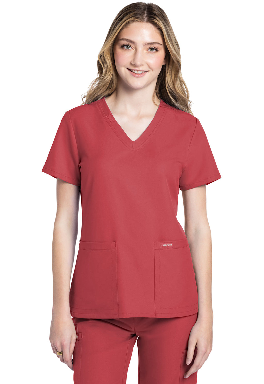Originals Ultra CK953A V-Neck Top Spiced Coral