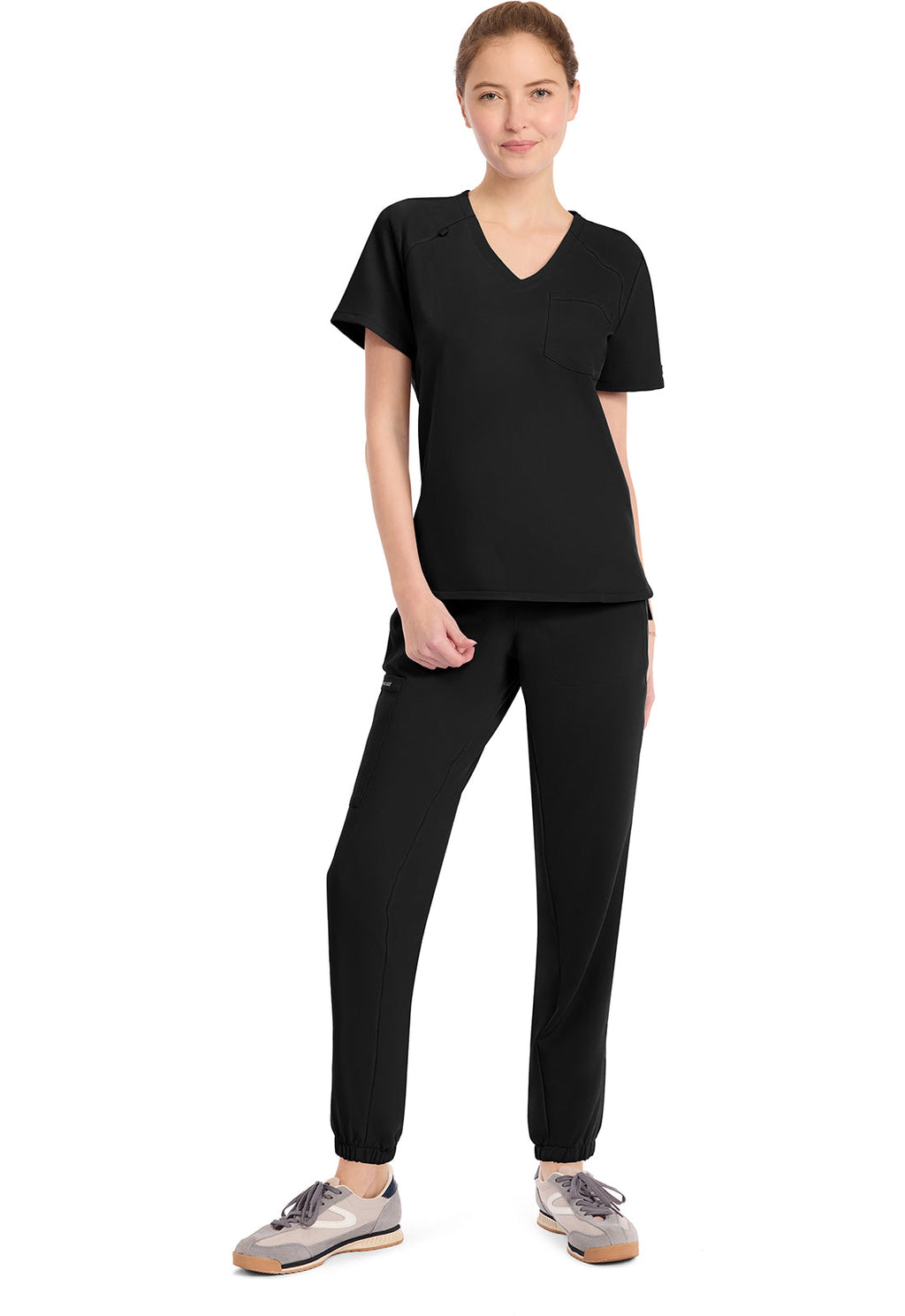 Originals Ultra CK954A Women's Tuck-in V-Neck Top Black