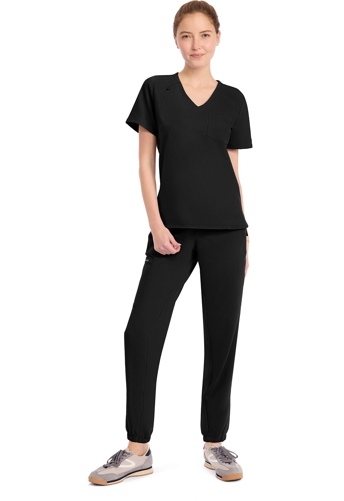 Originals Ultra CK954A Women's Tuck-in V-Neck Top Black