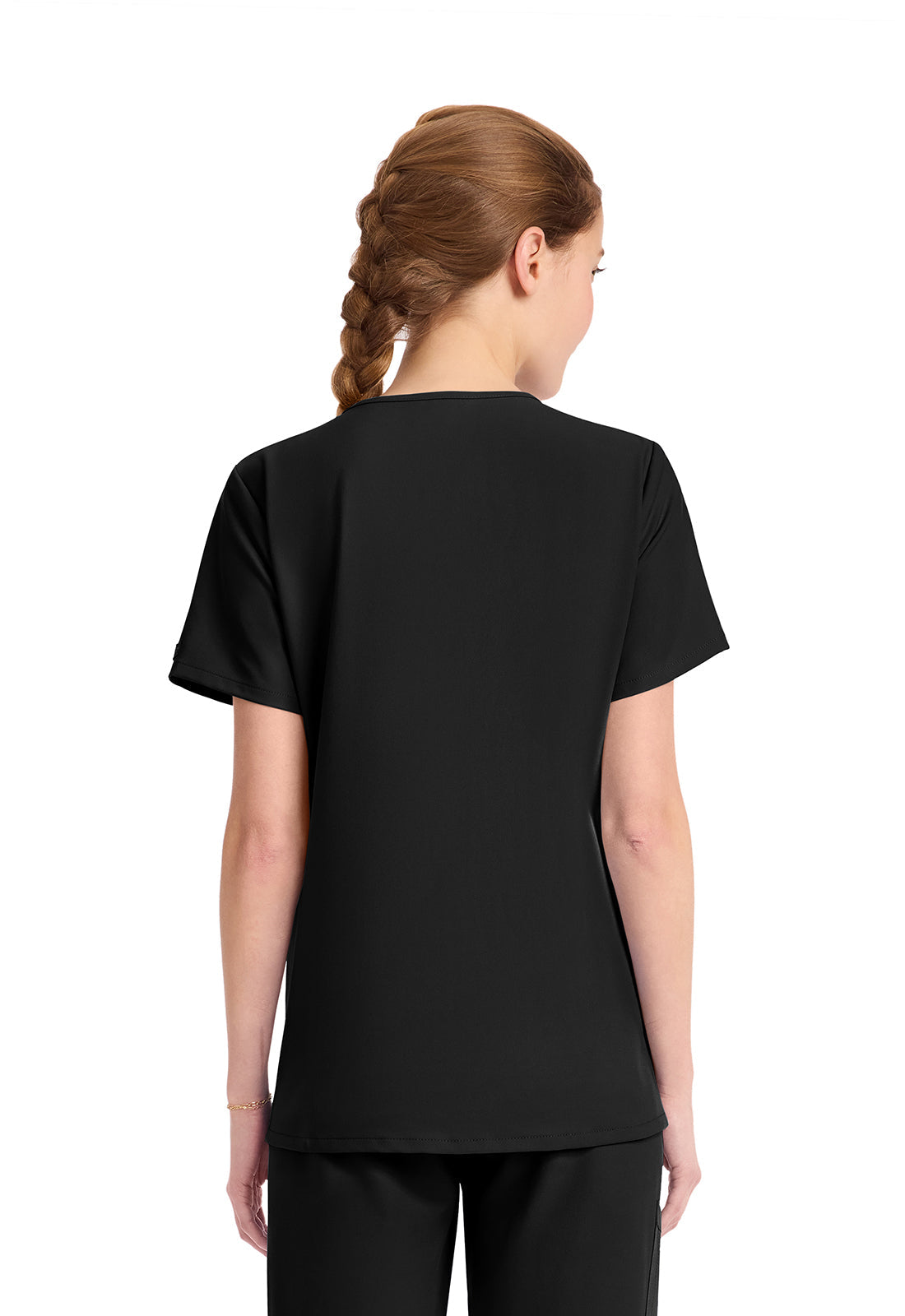 Workwear Originals Ultra CK954A Women's Tuck-in V-Neck Scrub Top Black