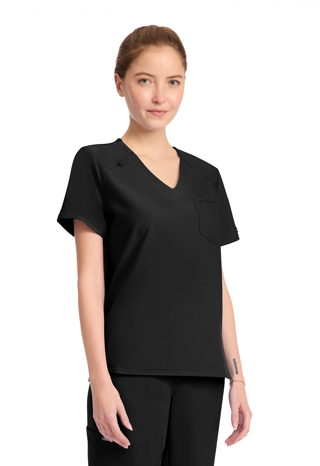 Originals Ultra CK954A Women's Tuck-in V-Neck Top Black