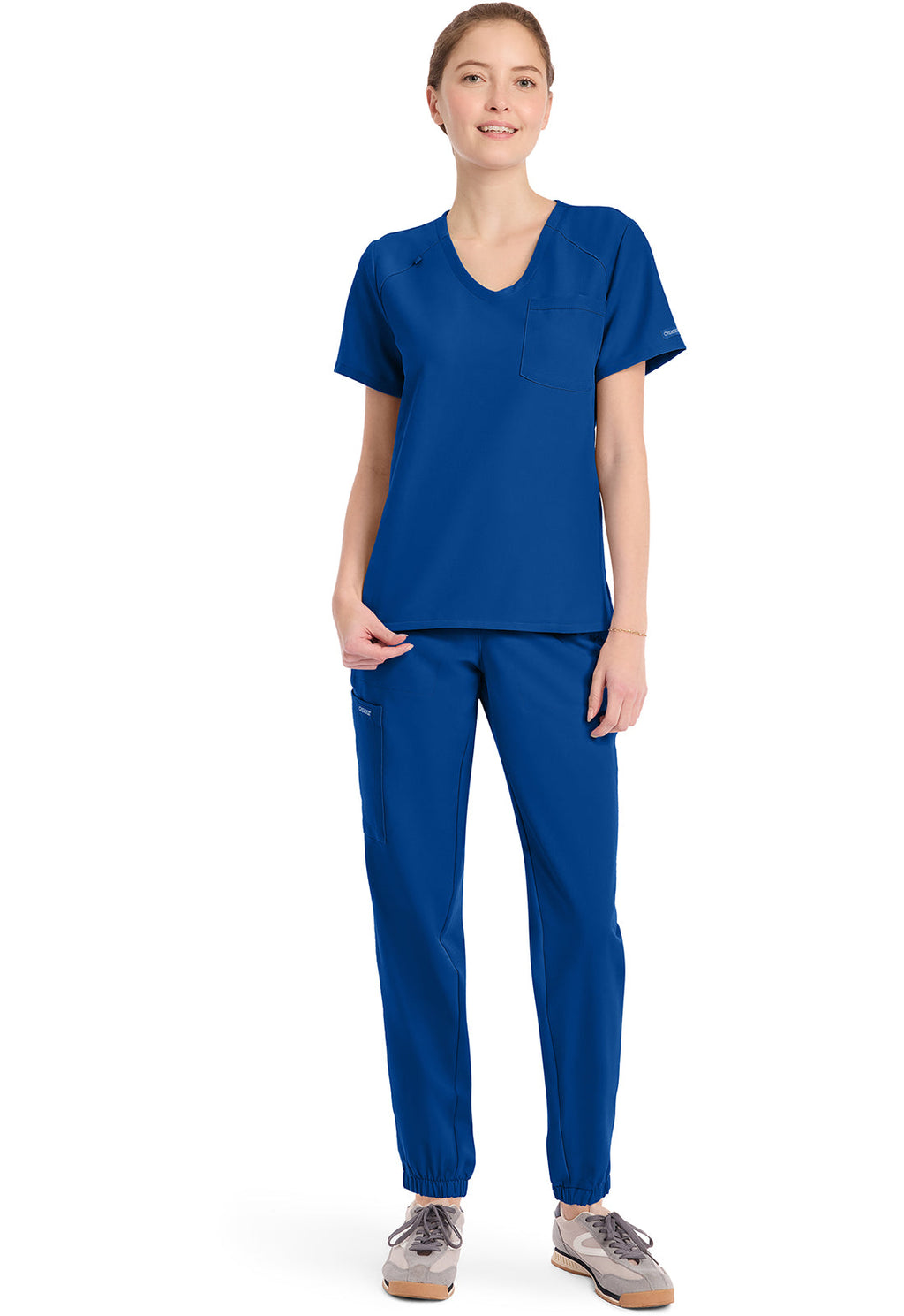 Originals Ultra CK954A Women's Tuck-in V-Neck Top Galaxy Blue Image