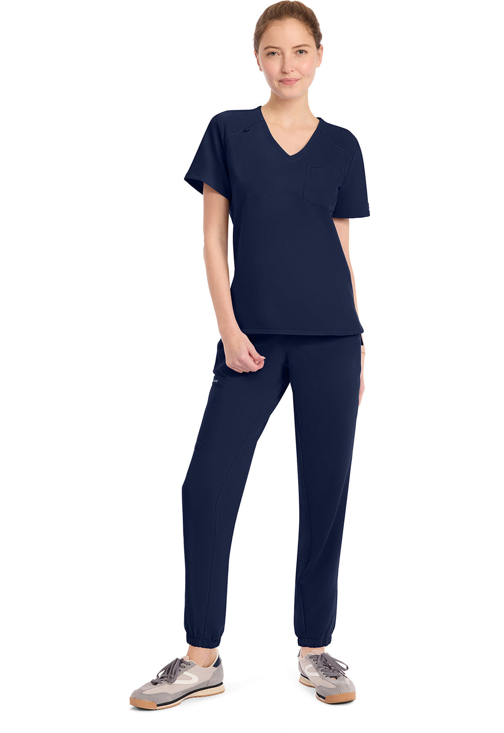 Originals Ultra CK954A Women's Tuck-in V-Neck Top Navy