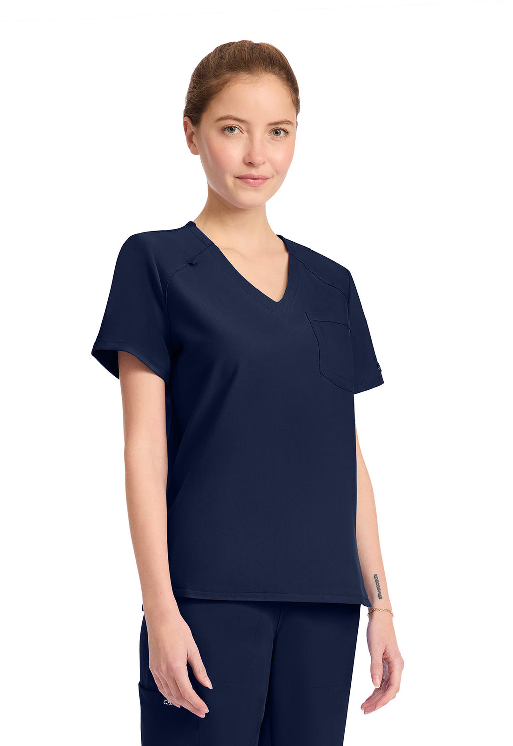 Originals Ultra CK954A Women's Tuck-in V-Neck Top Navy
