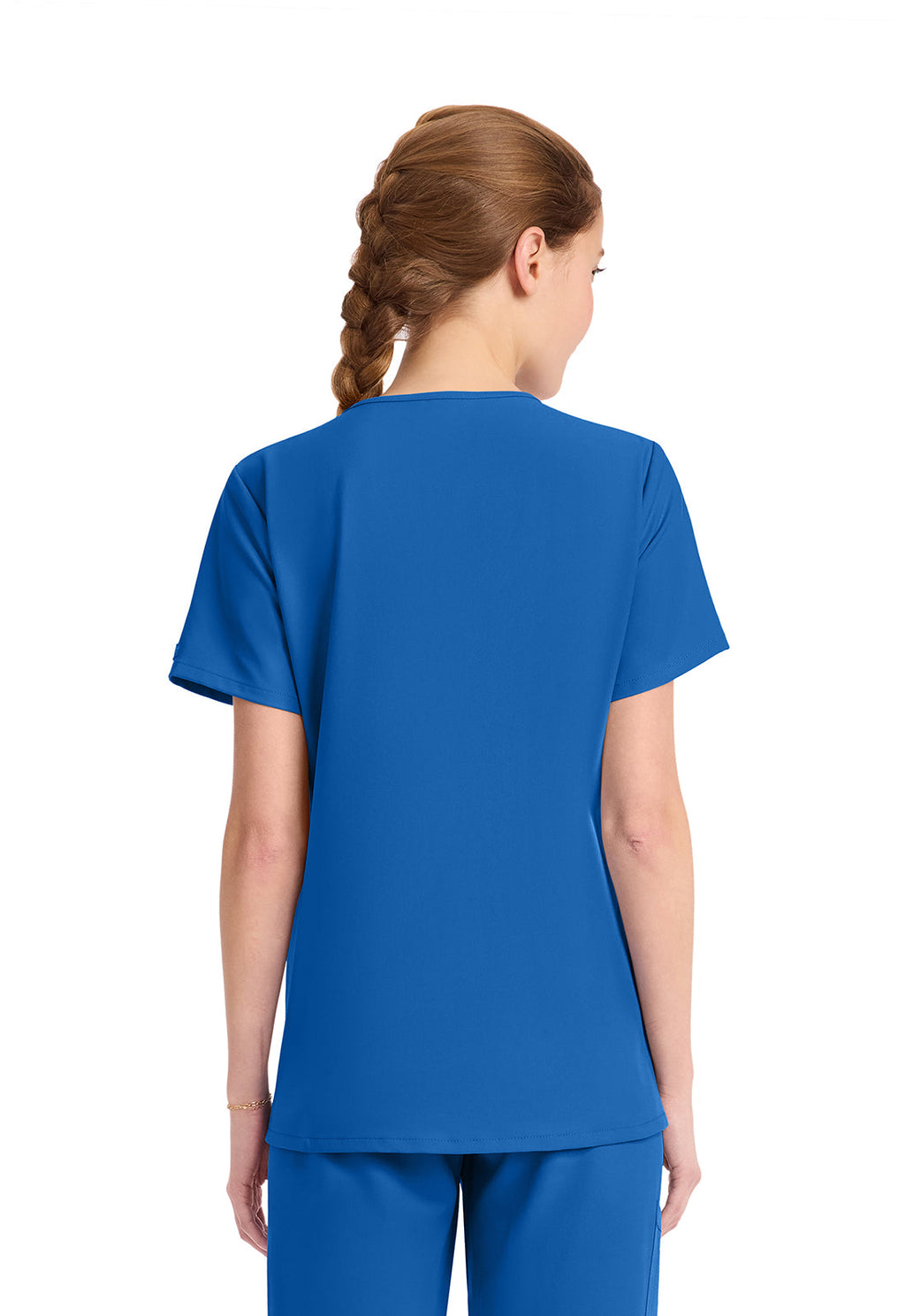 Workwear Originals Ultra CK954A Women's Tuck-in V-Neck Scrub Top Royal