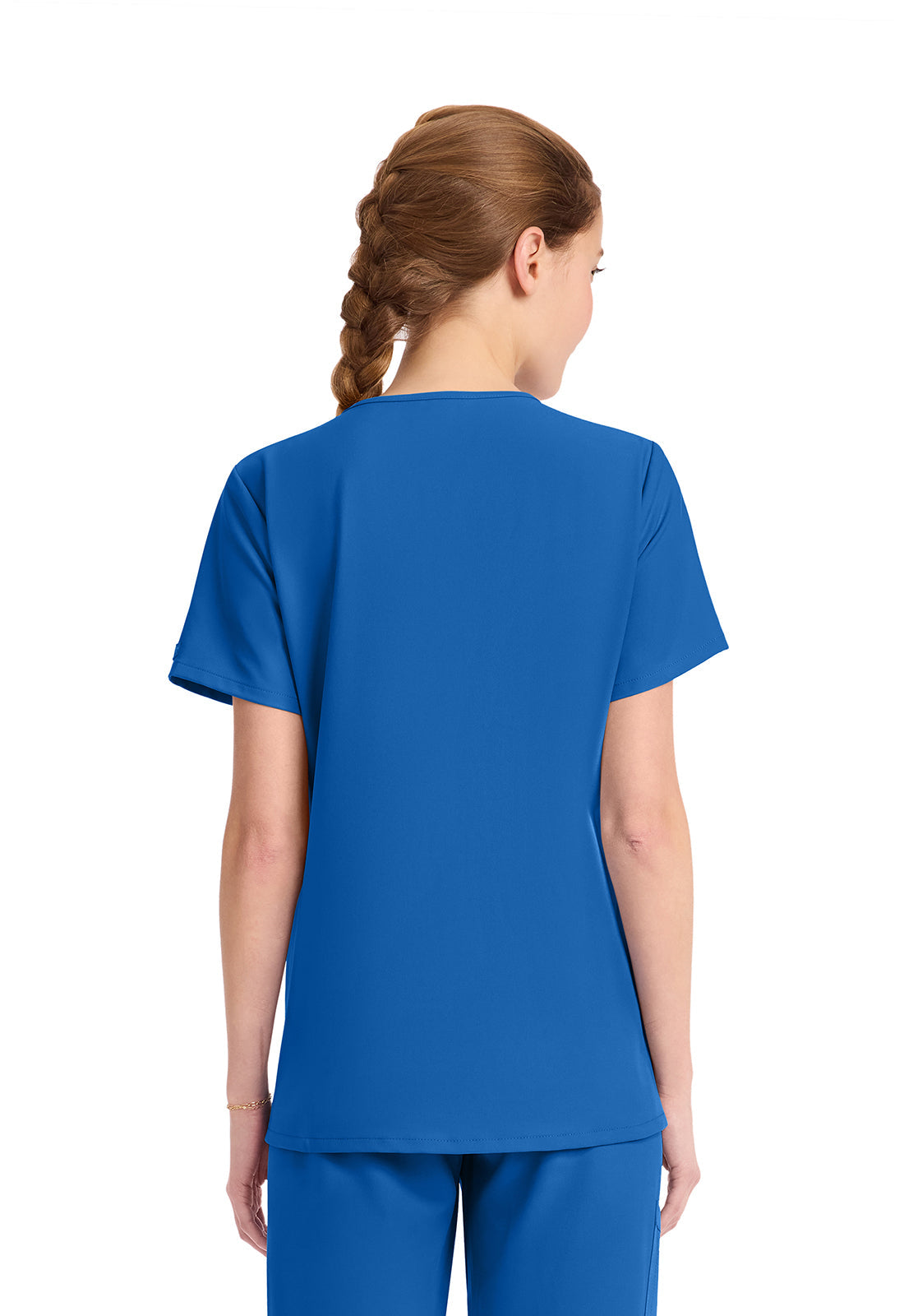 Workwear Originals Ultra CK954A Women's Tuck-in V-Neck Scrub Top Royal
