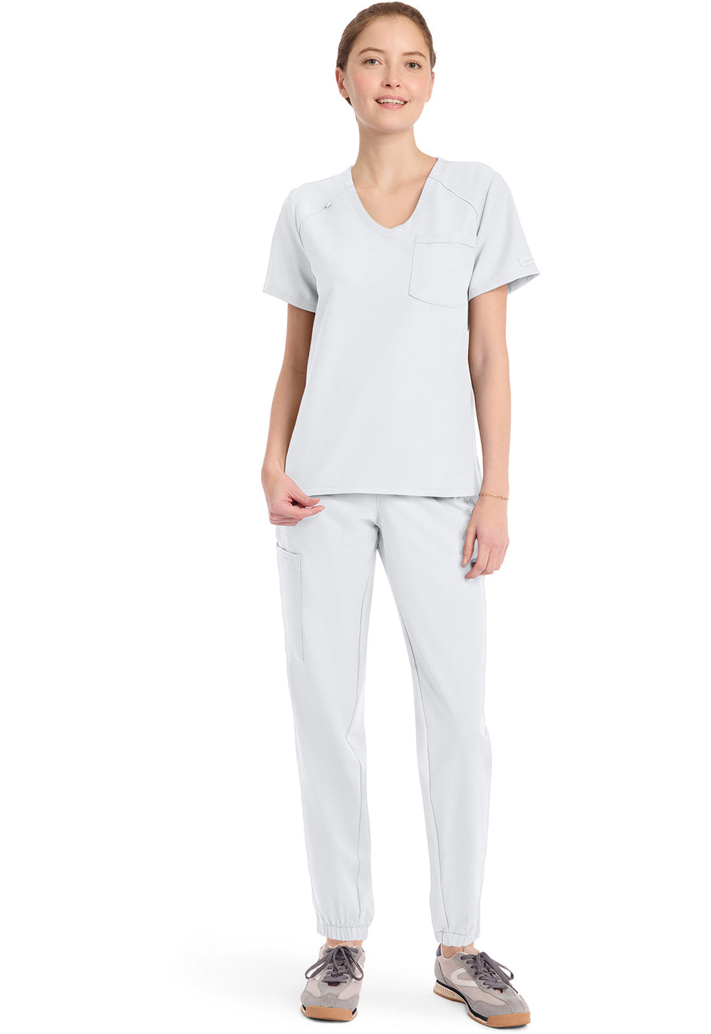 Originals Ultra CK954A Women's Tuck-in V-Neck Top White Image