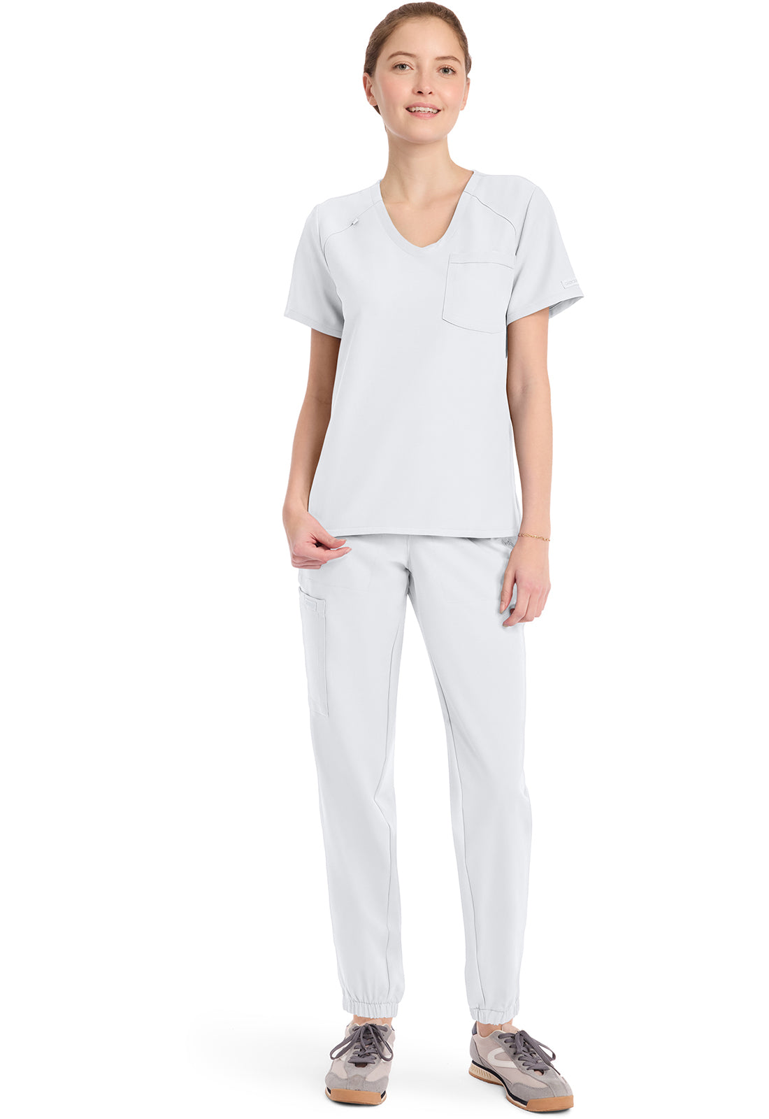 Originals Ultra CK954A Women's Tuck-in V-Neck Top White Image