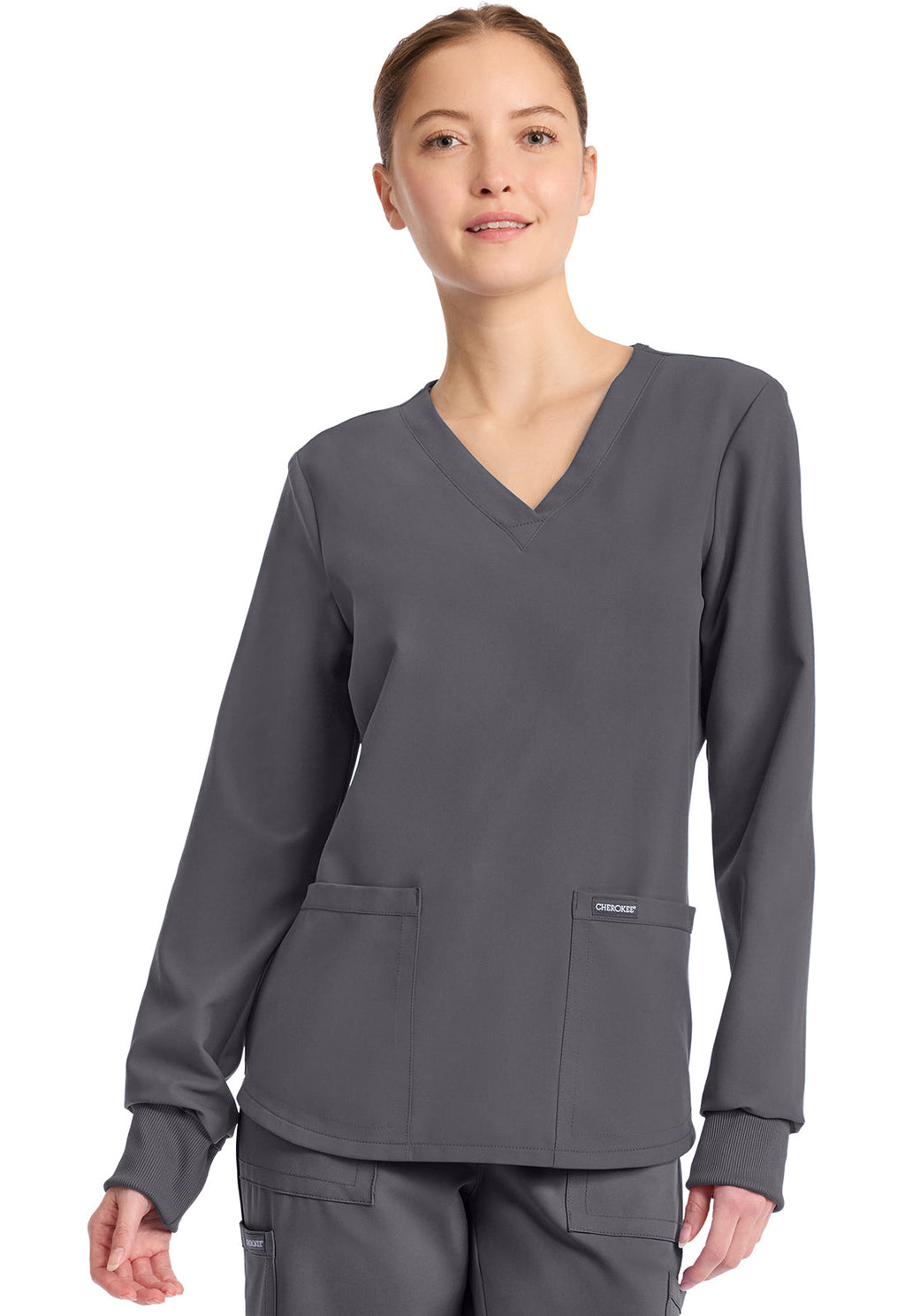 Originals Ultra CK962A Long Sleeve Modesty Top Pewter