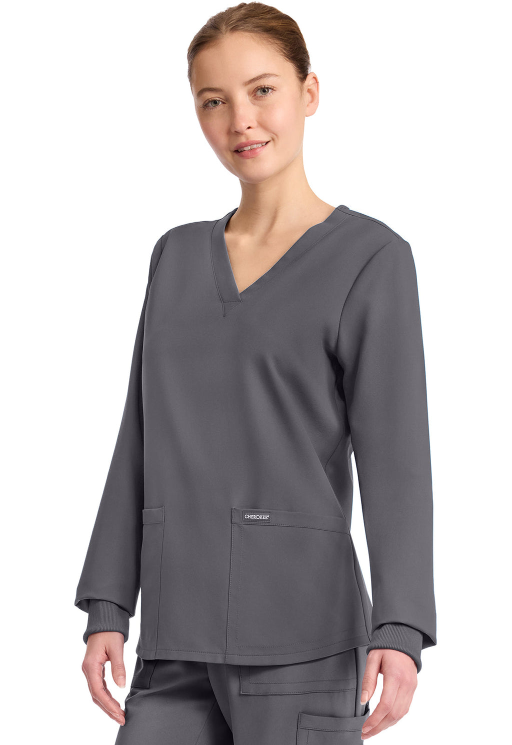 Originals Ultra CK962A Long Sleeve Modesty Top Pewter