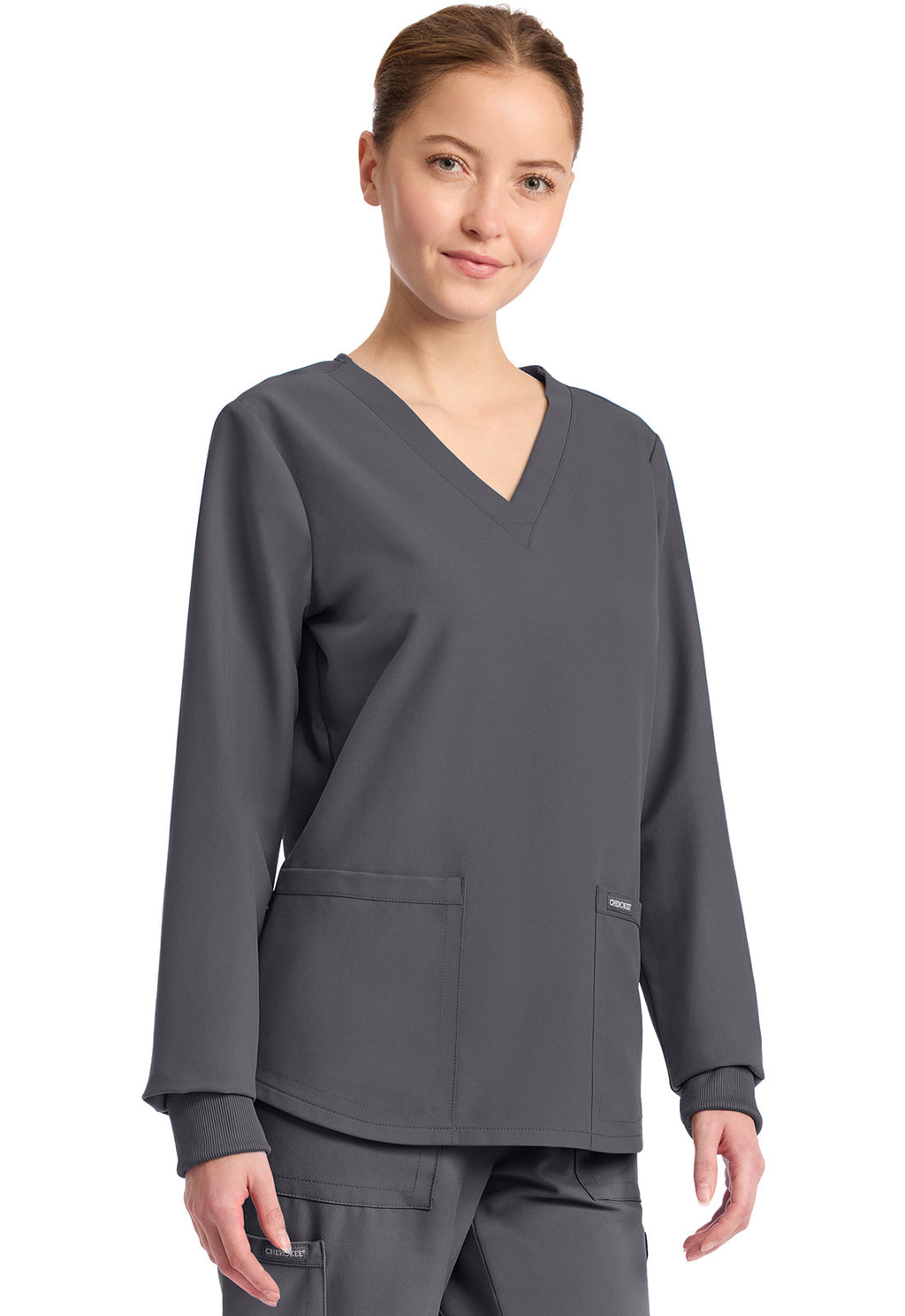 Originals Ultra CK962A Long Sleeve Modesty Top Pewter