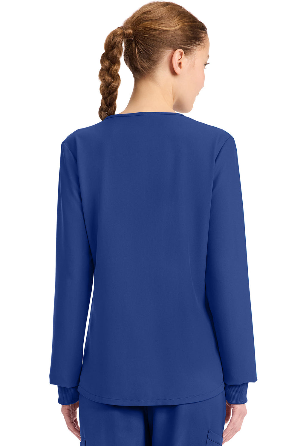 Workwear Originals Ultra CK962A Women's Long Sleeve Modesty Scrub Top Royal