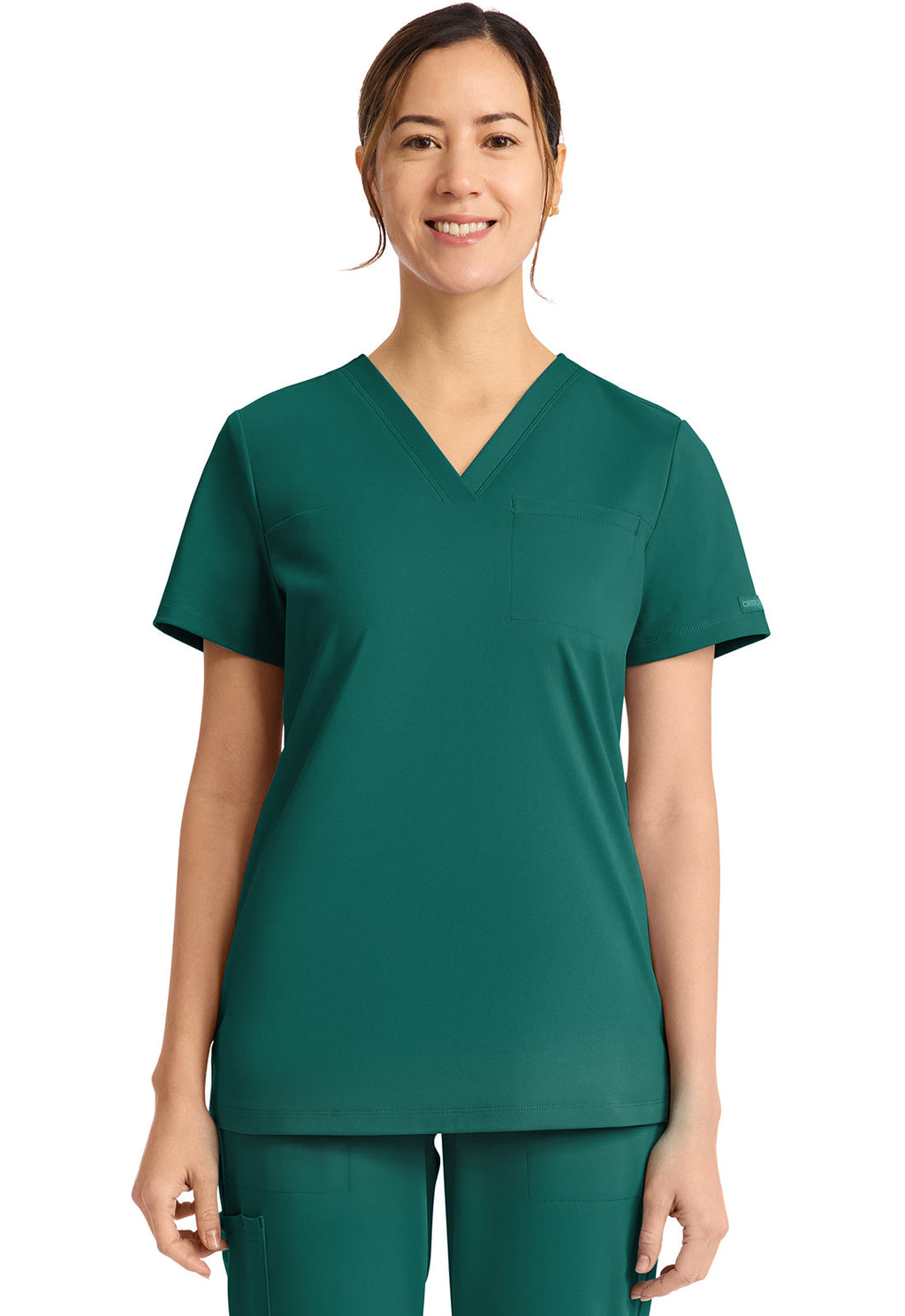 Achieve CK963 Women's Tuck in Scrub Top Hunter