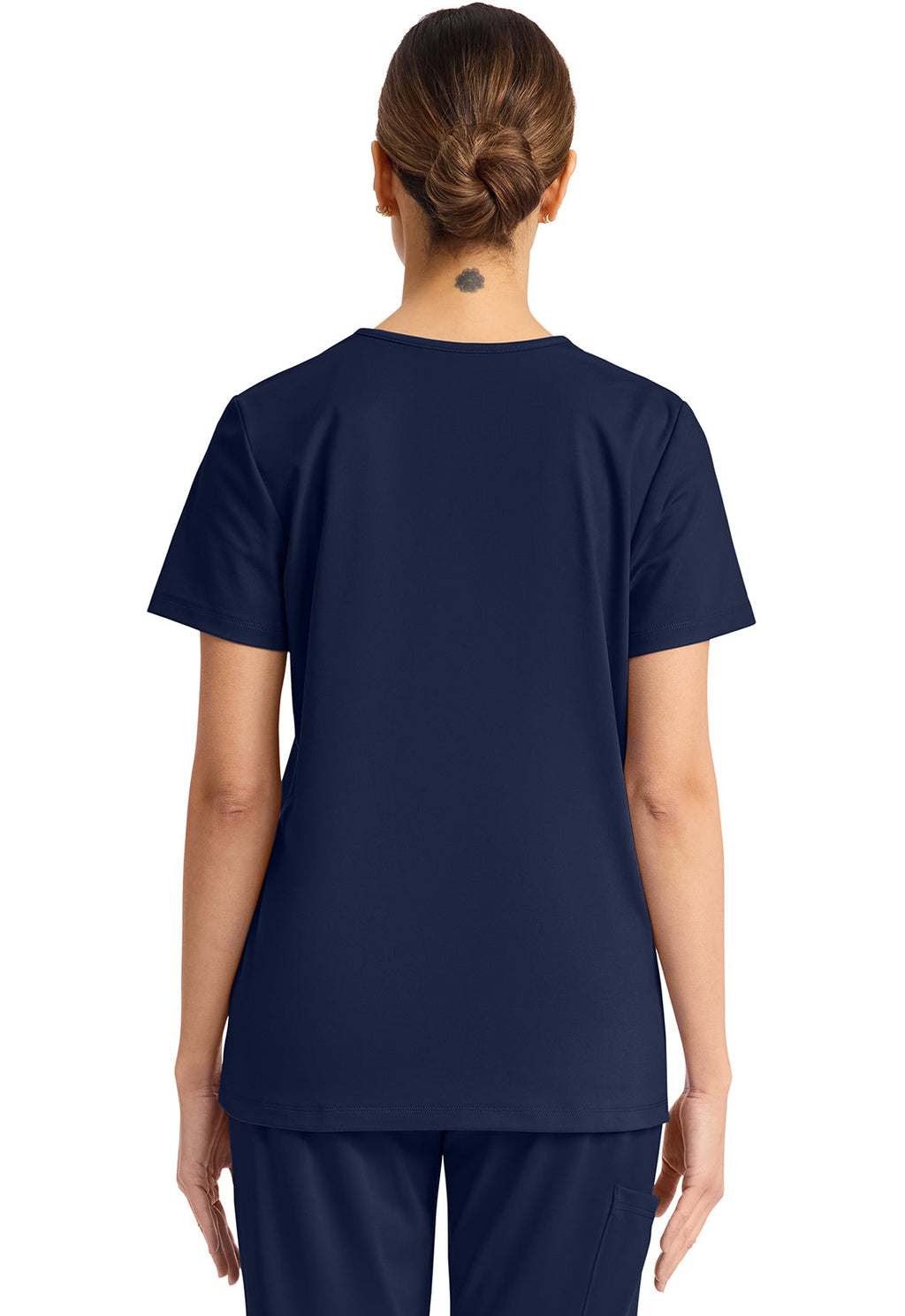Achieve CK963 Women's Tuck in Scrub Top Navy