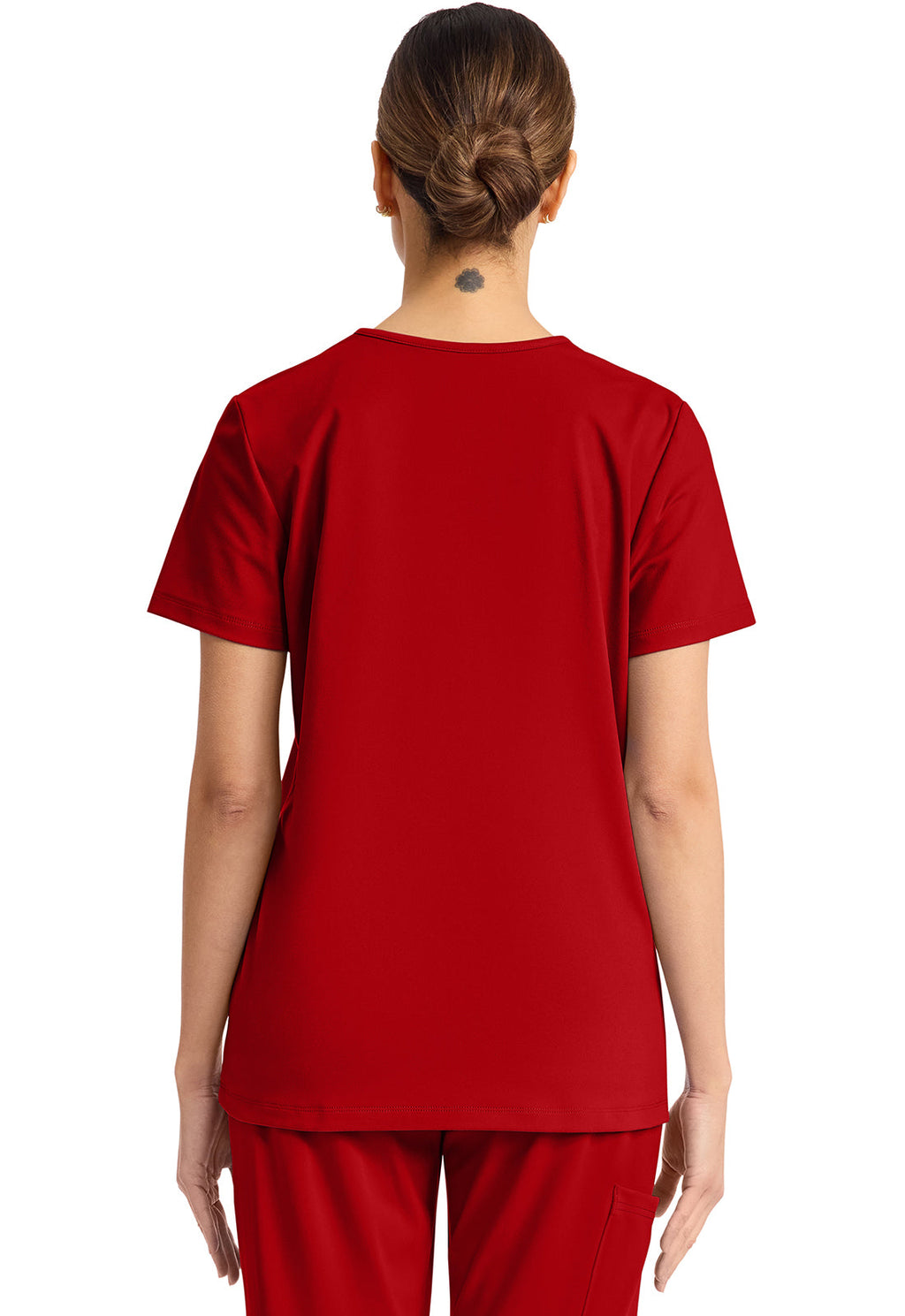 Achieve CK963 Women's Tuck in Scrub Top Red