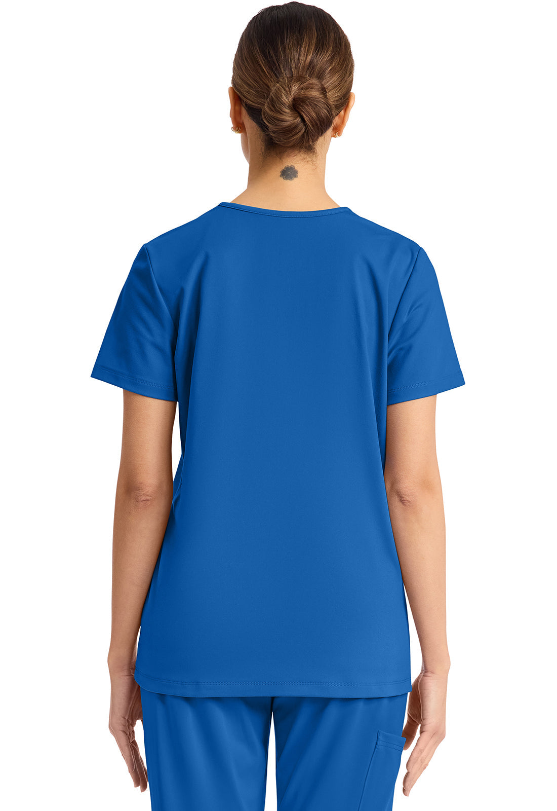 Achieve CK963 Women's Tuck in Scrub Top Royal