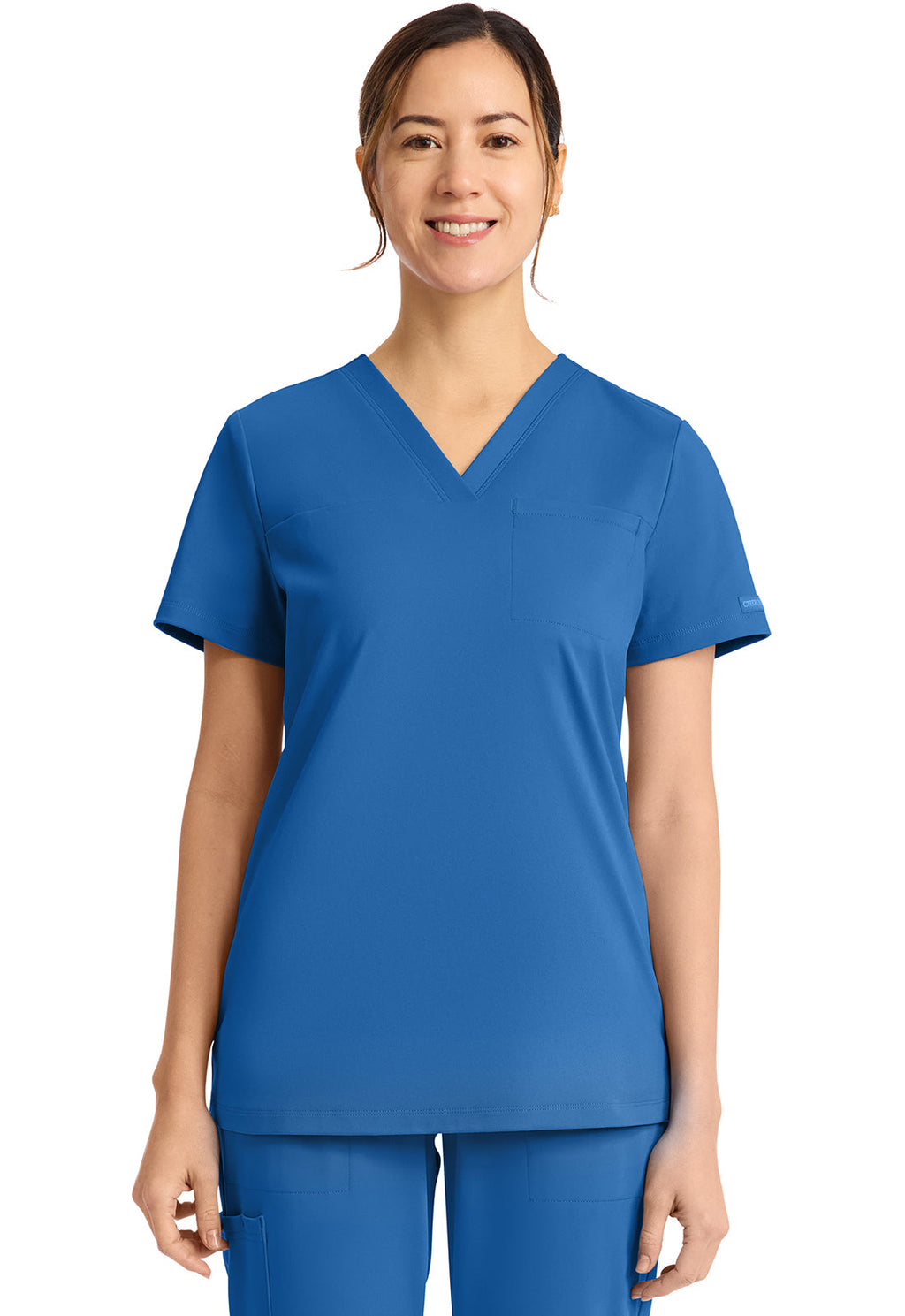 Achieve CK963 Women's Tuck in Scrub Top Royal