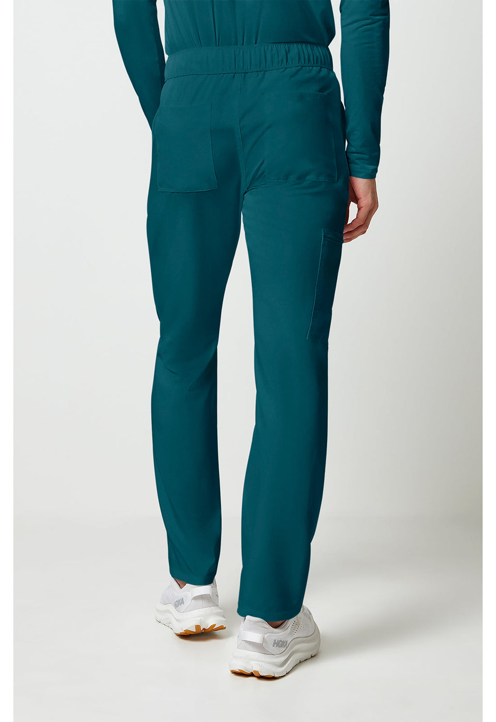 Allura CKA186 Men's Fly Front Cargo Scrub Pants Caribbean Blue