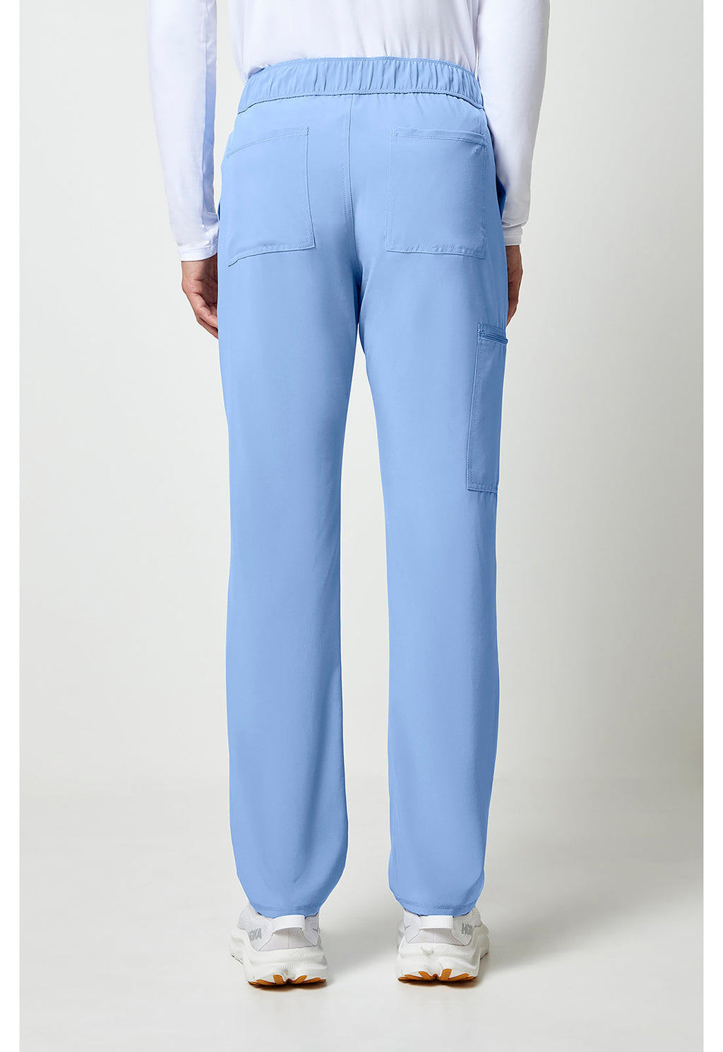 Allura CKA186 Men's Fly Front Cargo Scrub Pants Ciel Blue