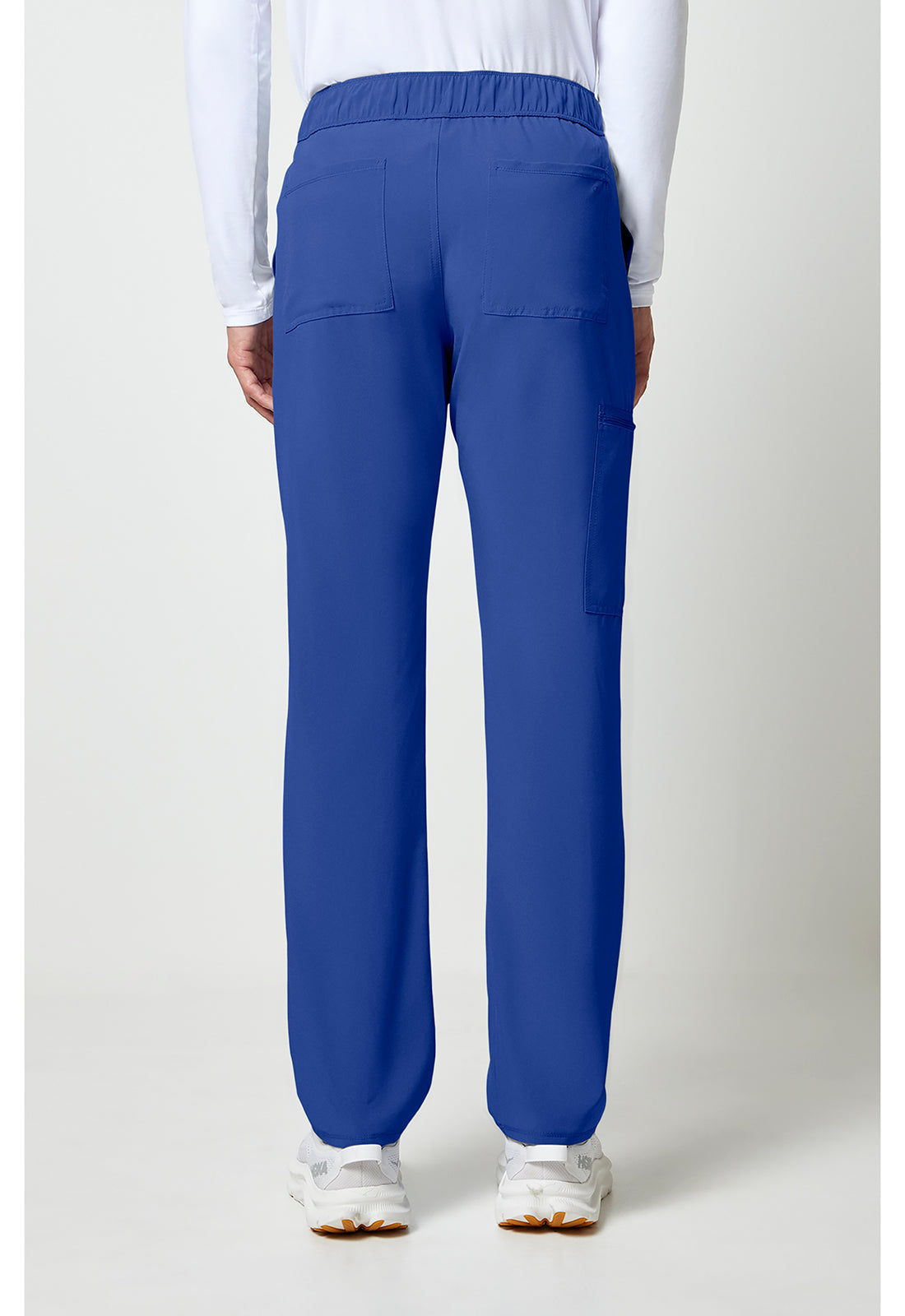 Allura CKA186 Men's Fly Front Cargo Scrub Pants Galaxy Blue