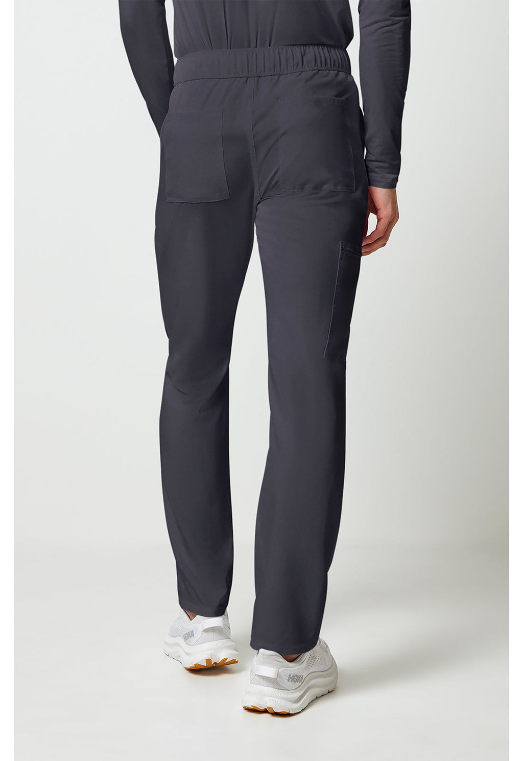 Allura CKA186 Men's Fly Front Cargo Scrub Pants Pewter