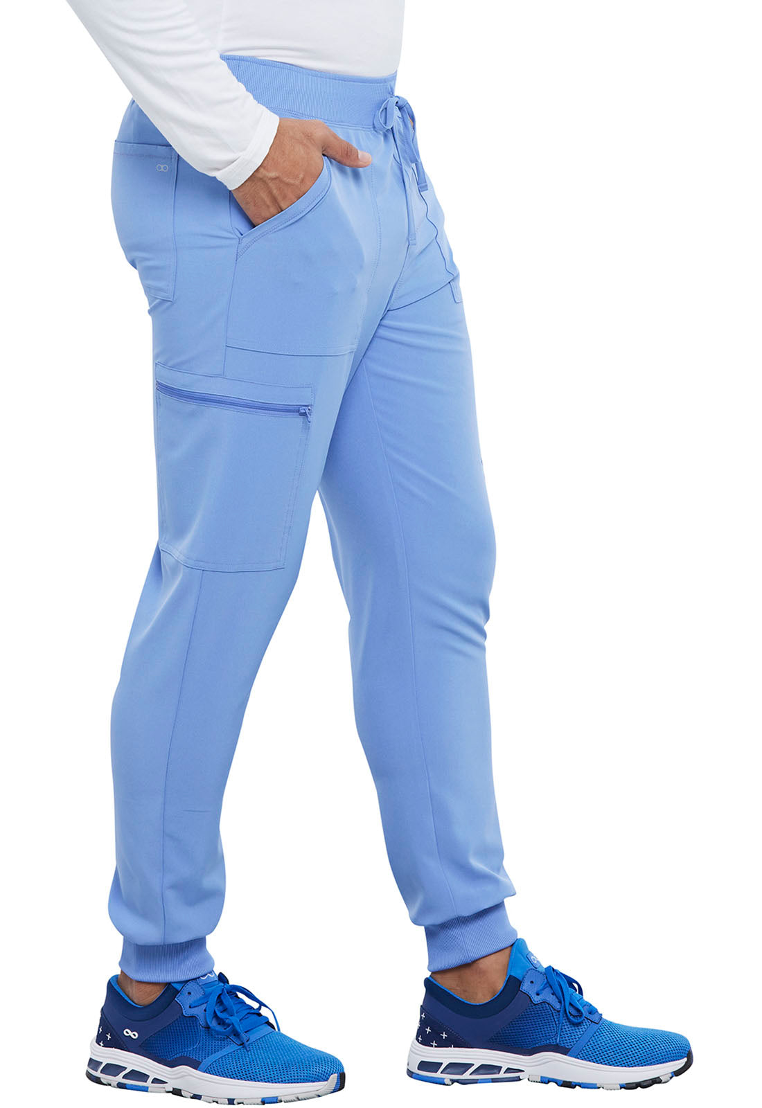 Allura CKA189 Men's Mid Rise Jogger Ciel