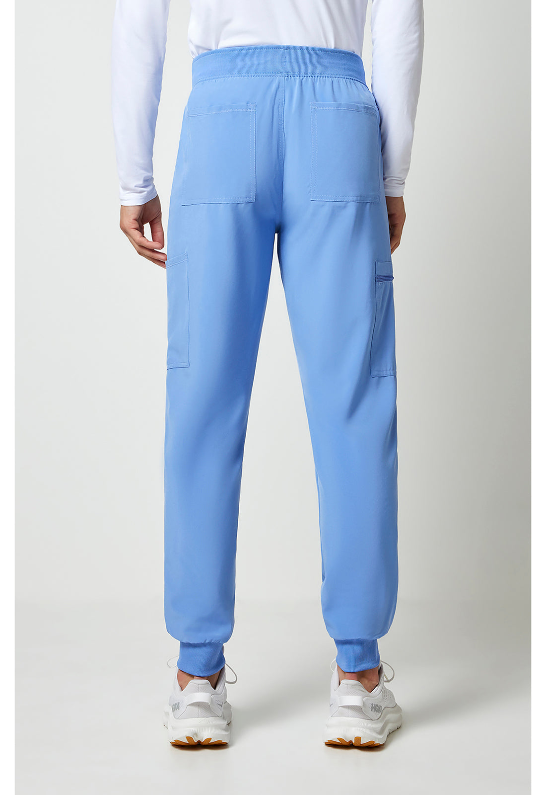 Allura CKA189 Men's Mid Rise Scrub Joggers Ciel Blue