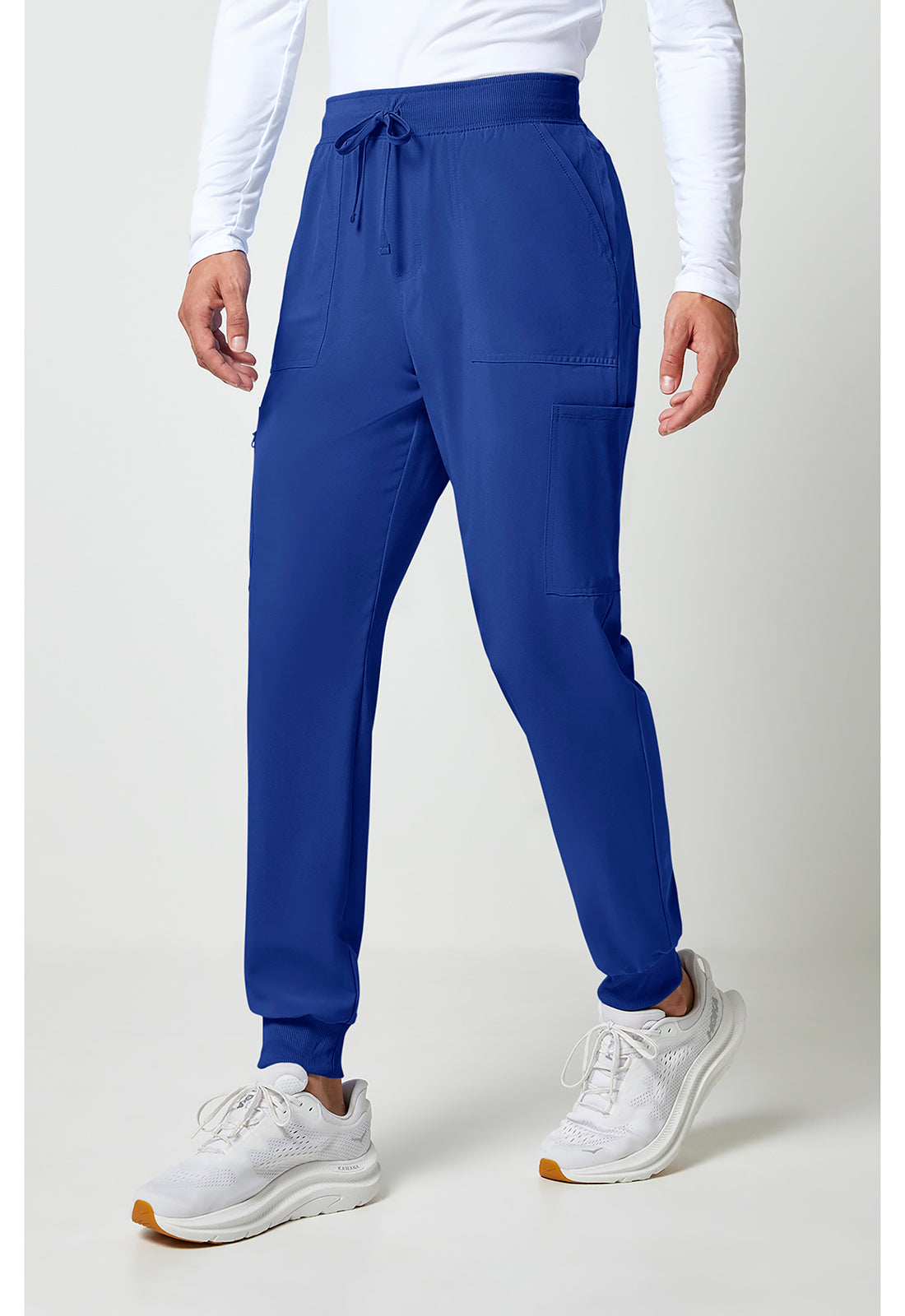 Allura CKA189 Men's Mid Rise Scrub Joggers Galaxy Blue