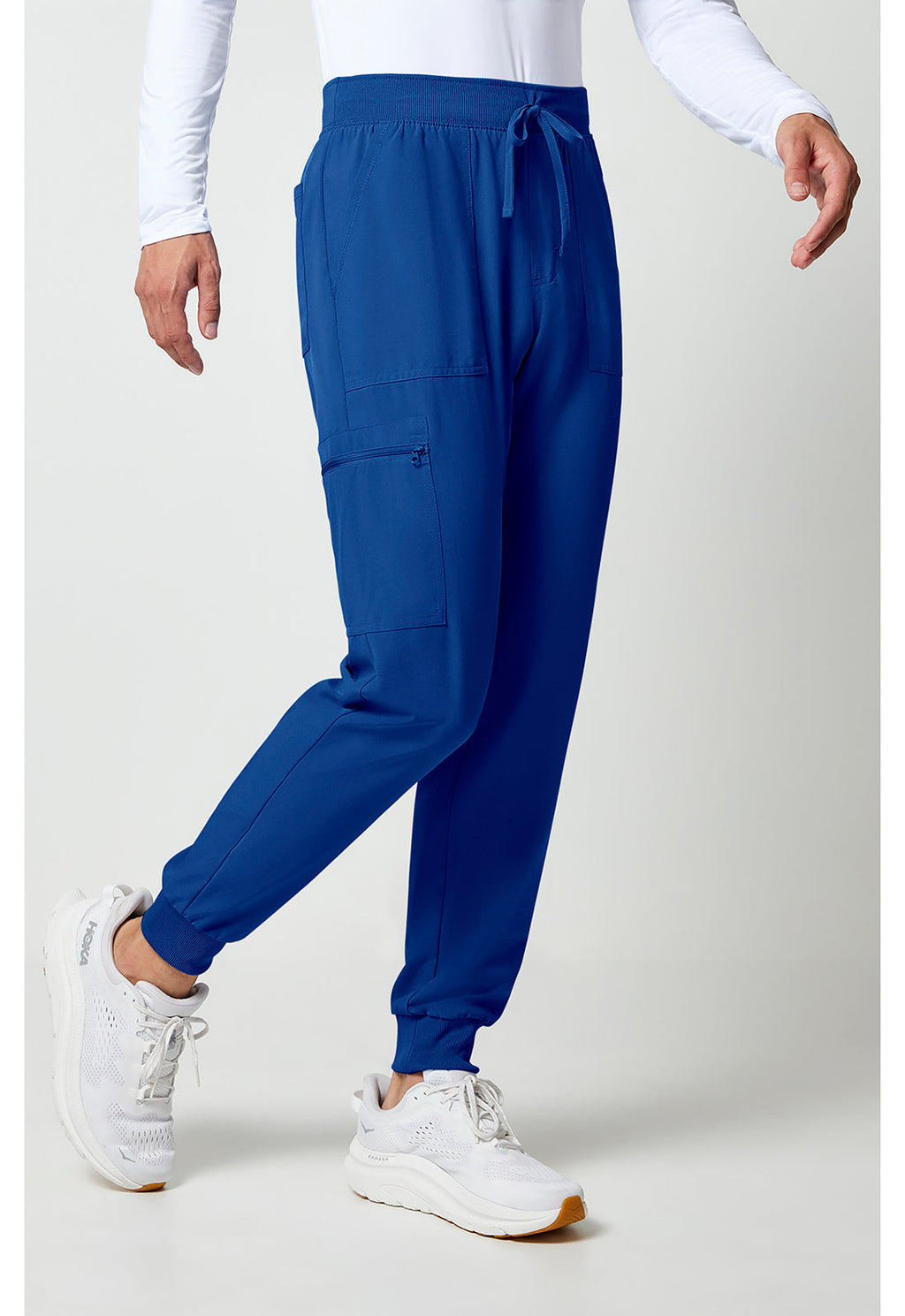 Allura CKA189 Men's Mid Rise Scrub Joggers Royal