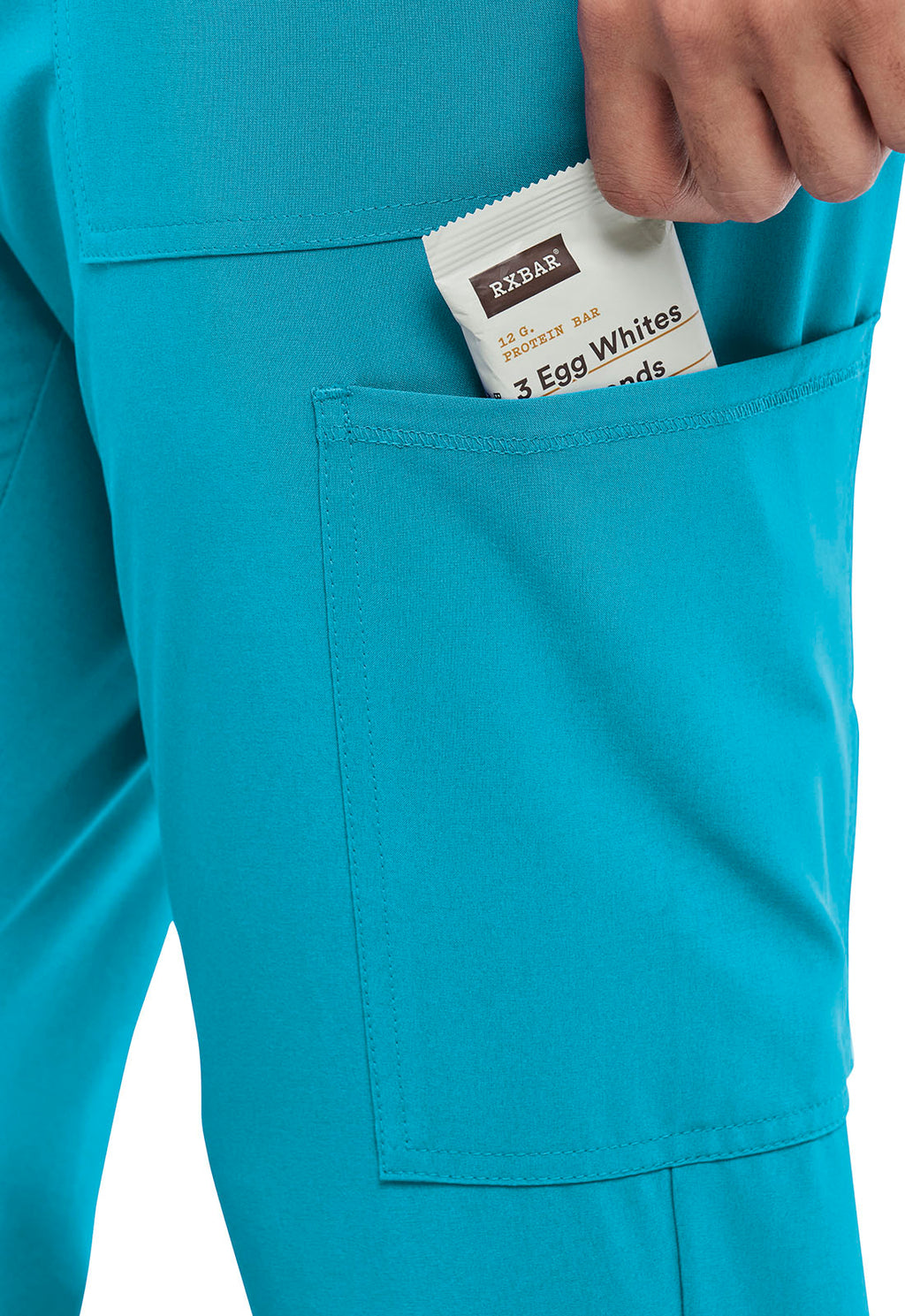 Allura CKA189 Men's Mid Rise Scrub Joggers Teal Blue