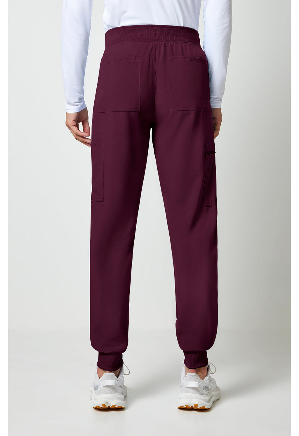 Allura CKA189 Men's Mid Rise Scrub Joggers Wine