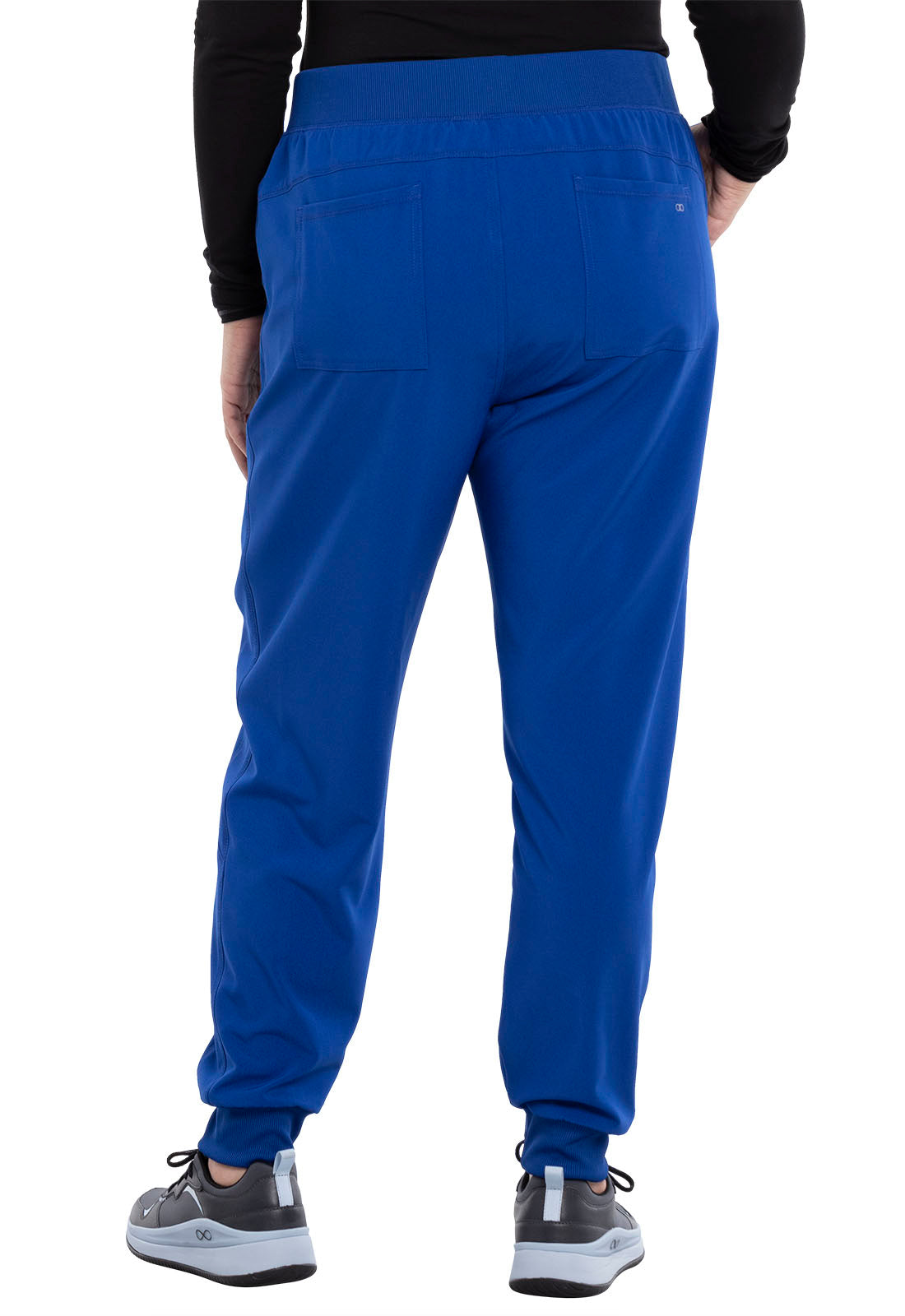 Allura CKA190 Mid Rise Jogger Galaxy Blue Model Image Back | Cherokee